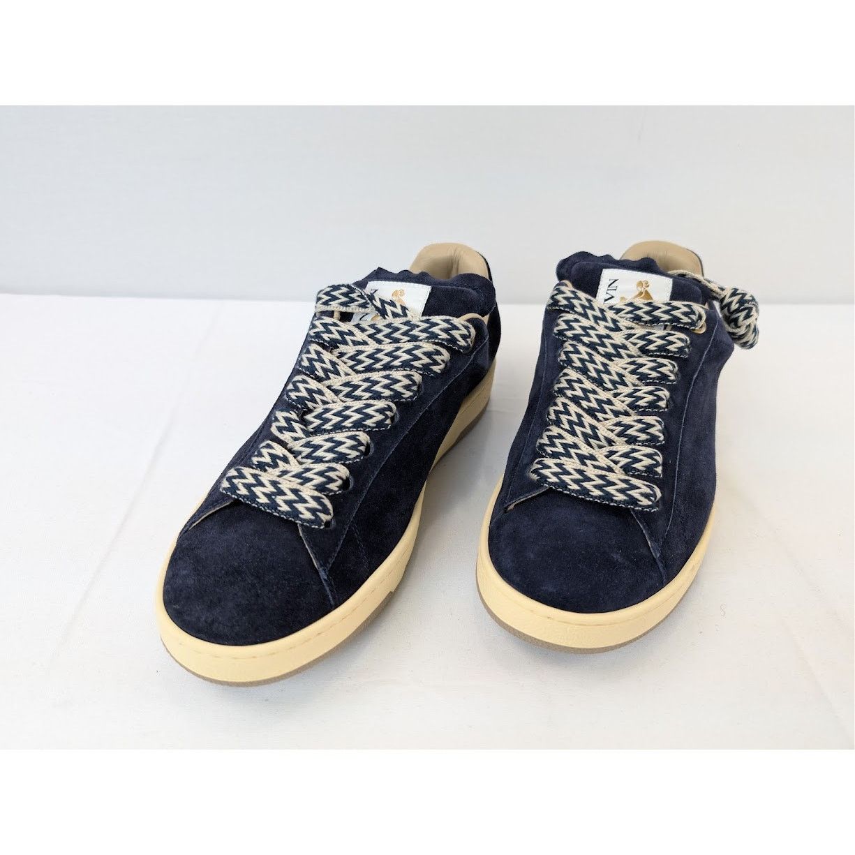 Lanvin o1rshd1 Curb Sneakers in Dark Blue Size US 11 / EU 44 - 7 Thumbnail