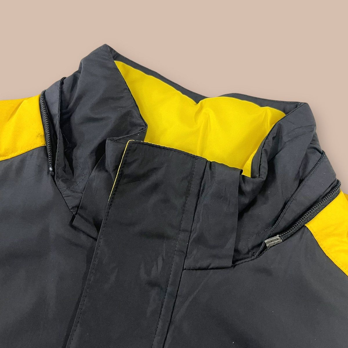Nike OG 2000's Nike Fit Storm Black&Yellow Hoodie Size US L / EU 52-54 / 3 - 17 Thumbnail