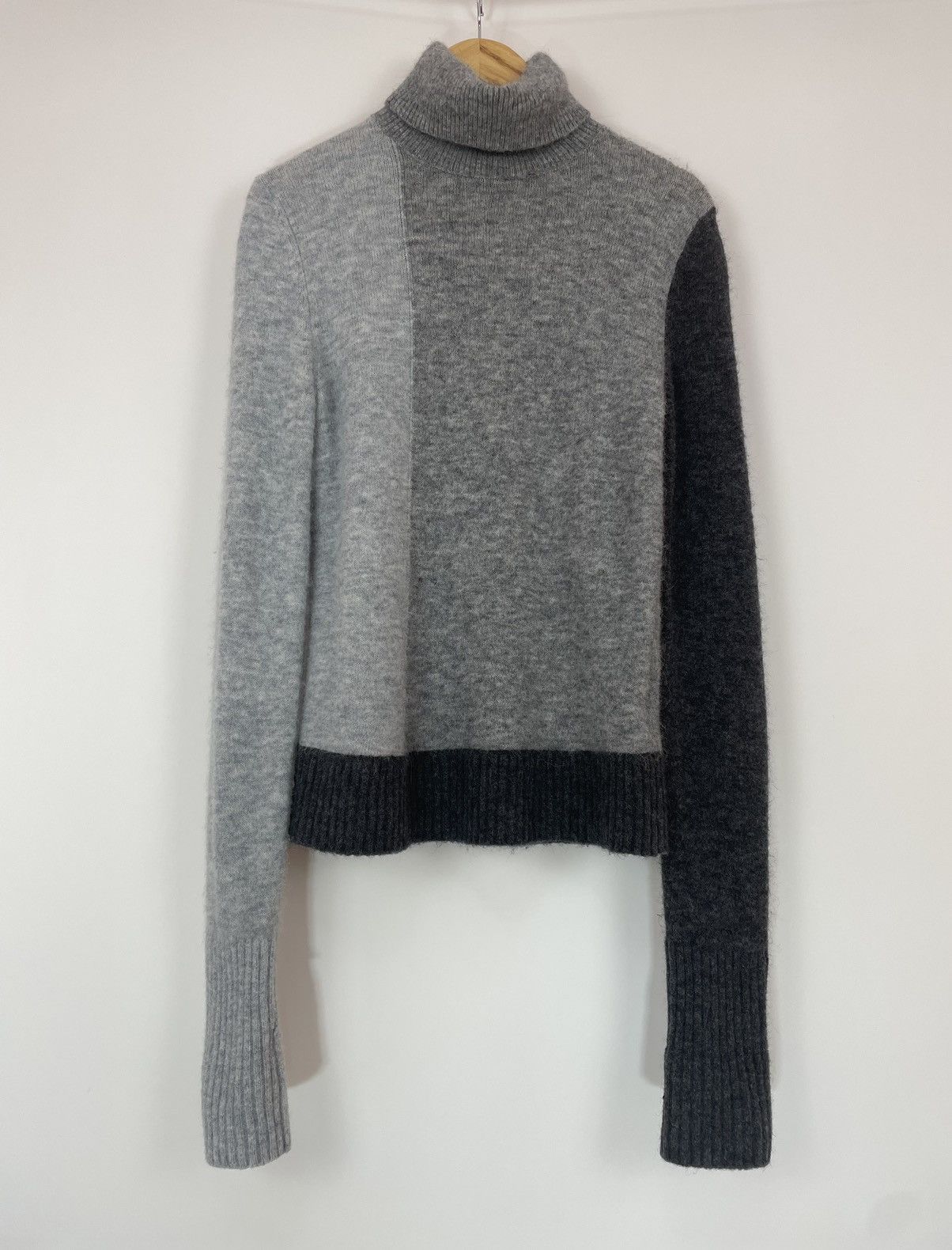 Cos COS turtleneck sweater Alpaca/wool/polyamide/Elastane grey Size XS / US 0-2 / IT 36-38 - 7 Thumbnail