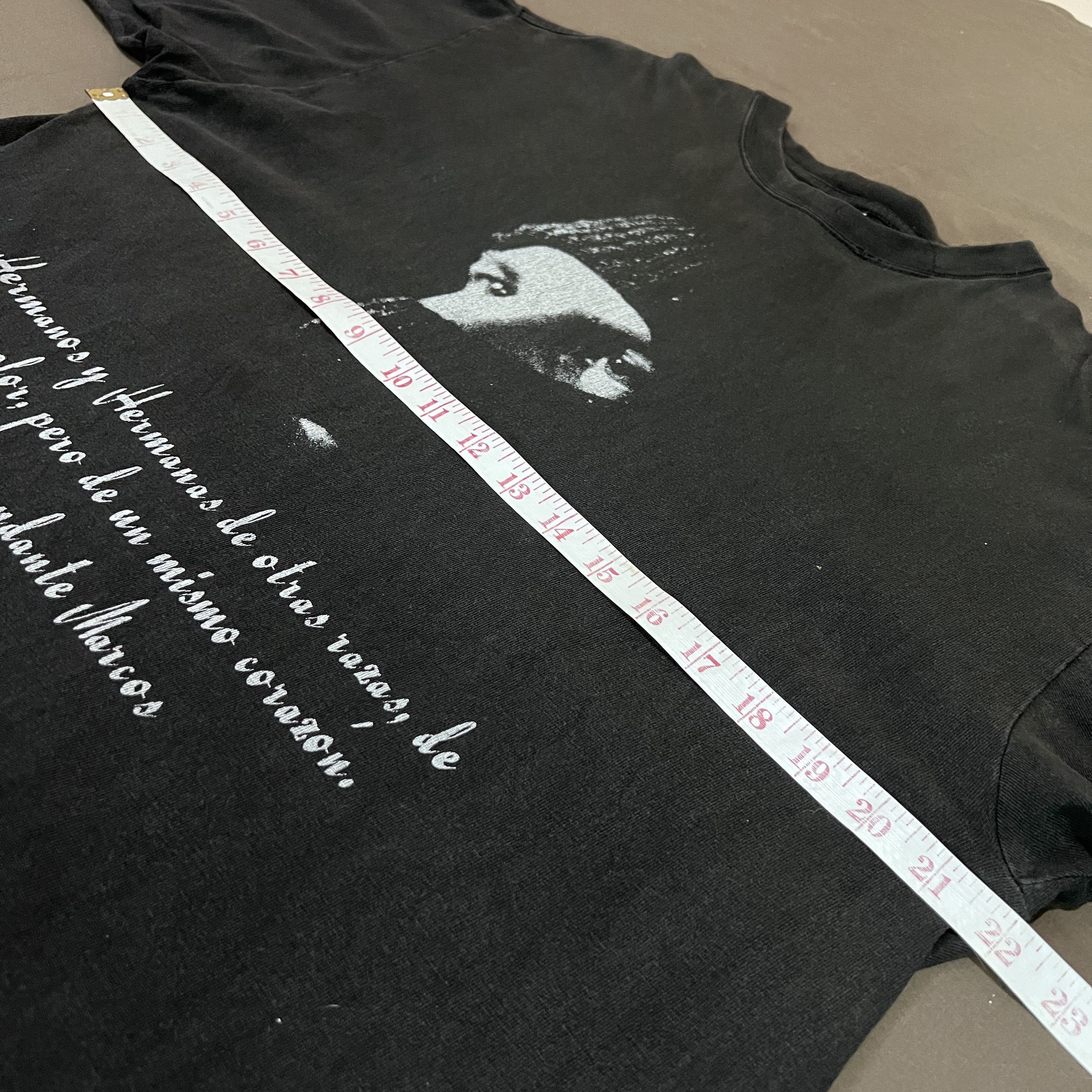 Rage Against The Machine Vtg Subcomandante Marcos EZLN Zapatista Liberation Faded Size US XL / EU 56 / 4 - 11 Thumbnail
