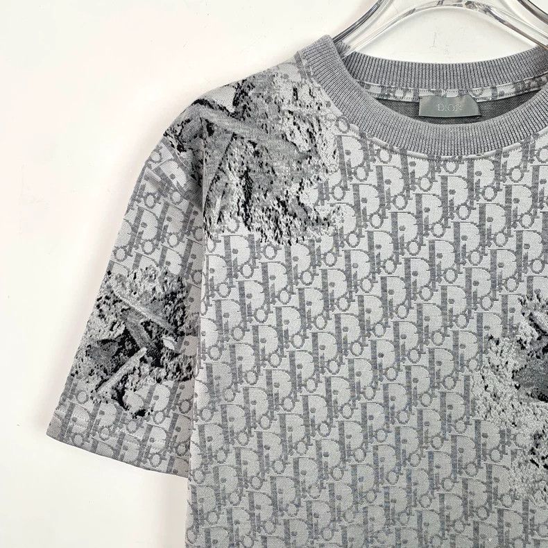 Dior Dior Gray logo old flower full print round-neck short-sleev Size US S / EU 44-46 / 1 - 3 Thumbnail
