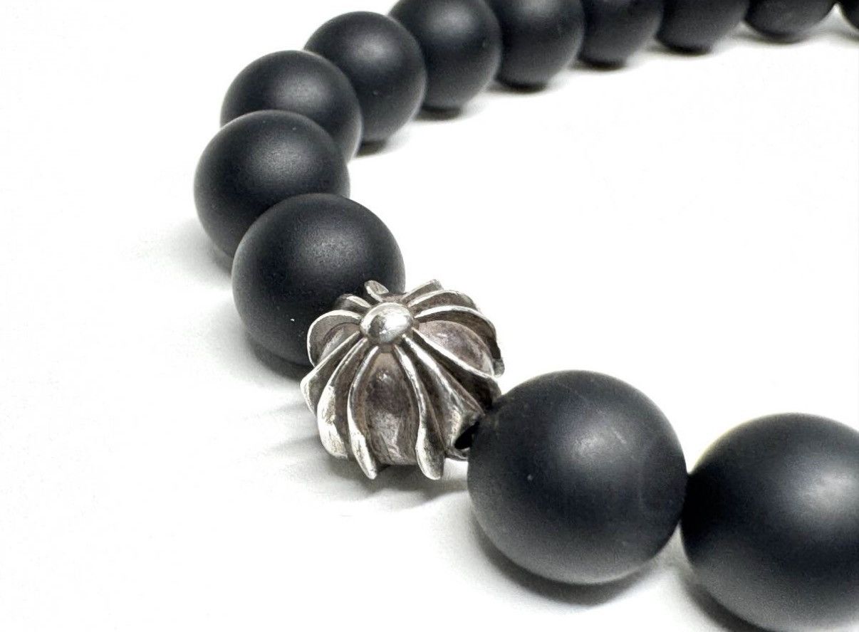 Chrome Hearts 8mm black Bead Bracelet ytk