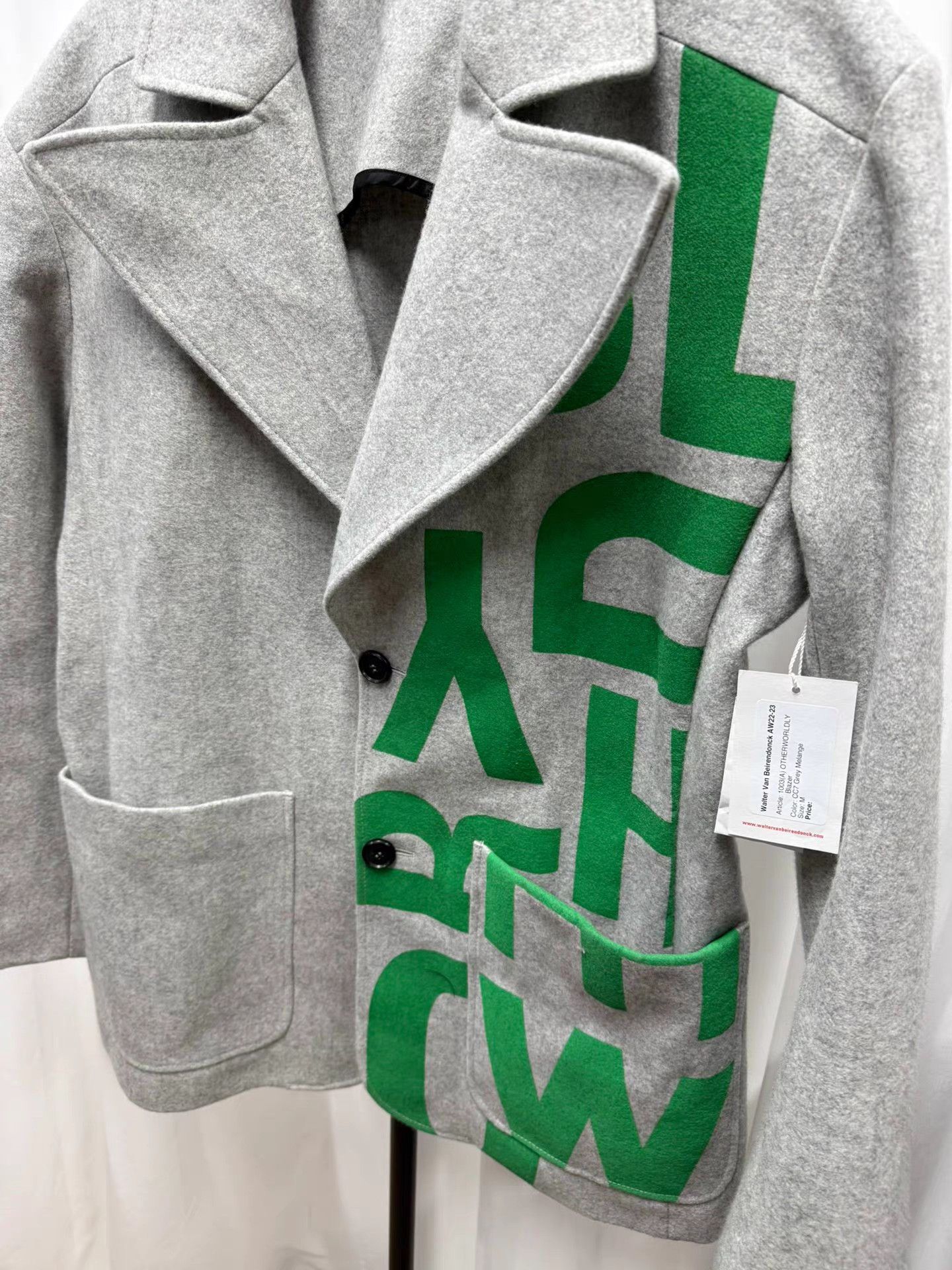 Walter Van Beirendonck Walter van beirendonck Wool Structured Waist Suit Coat K20 Size US M / EU 48-50 / 2 - 5 Thumbnail