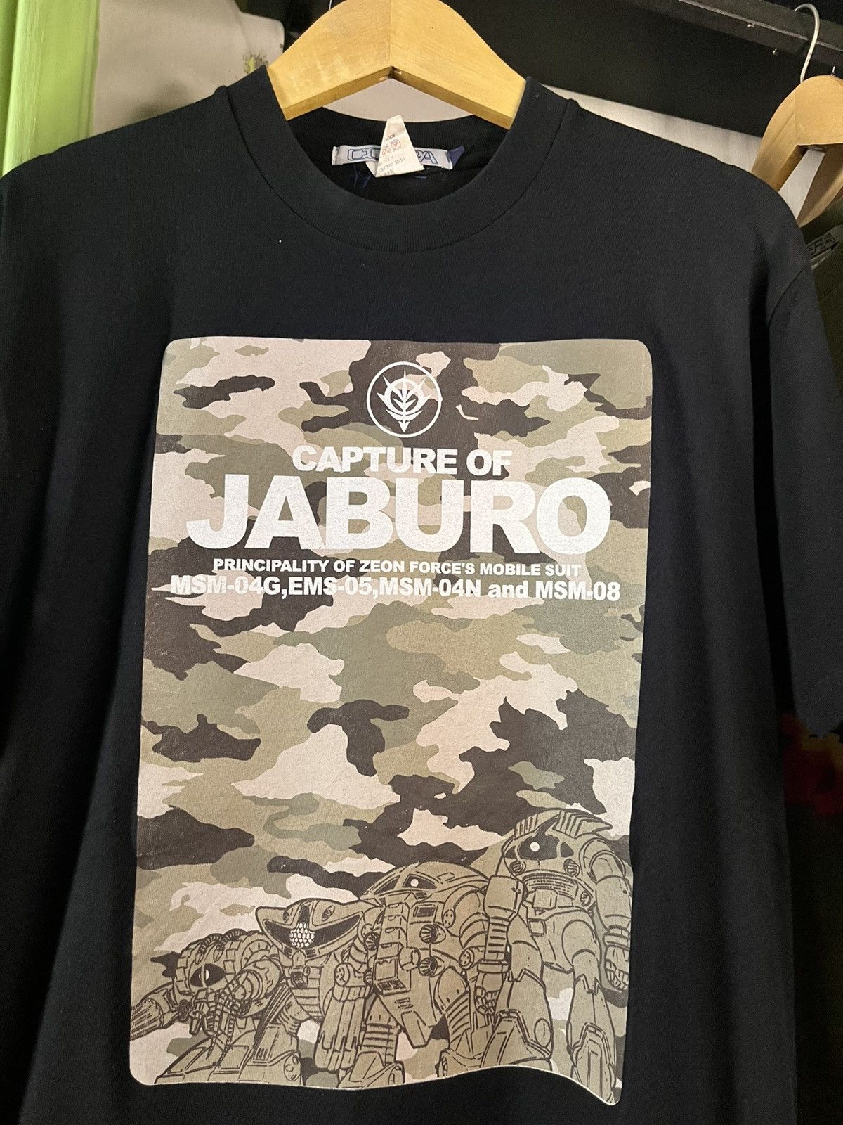 Anime Gundam Zeon Capture Of Jaburo Anime Vintage T-Shirt Size US L / EU 52-54 / 3 - 1 Thumbnail