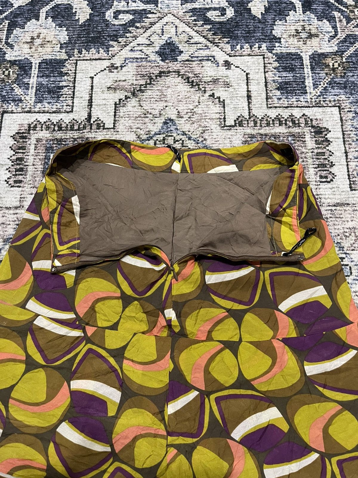 Vintage × Yohji Yamamoto Vintage Yohji Yamamoto Ined Full Printed Skirt Size 26" / US 2 / IT 38 - 5 Thumbnail