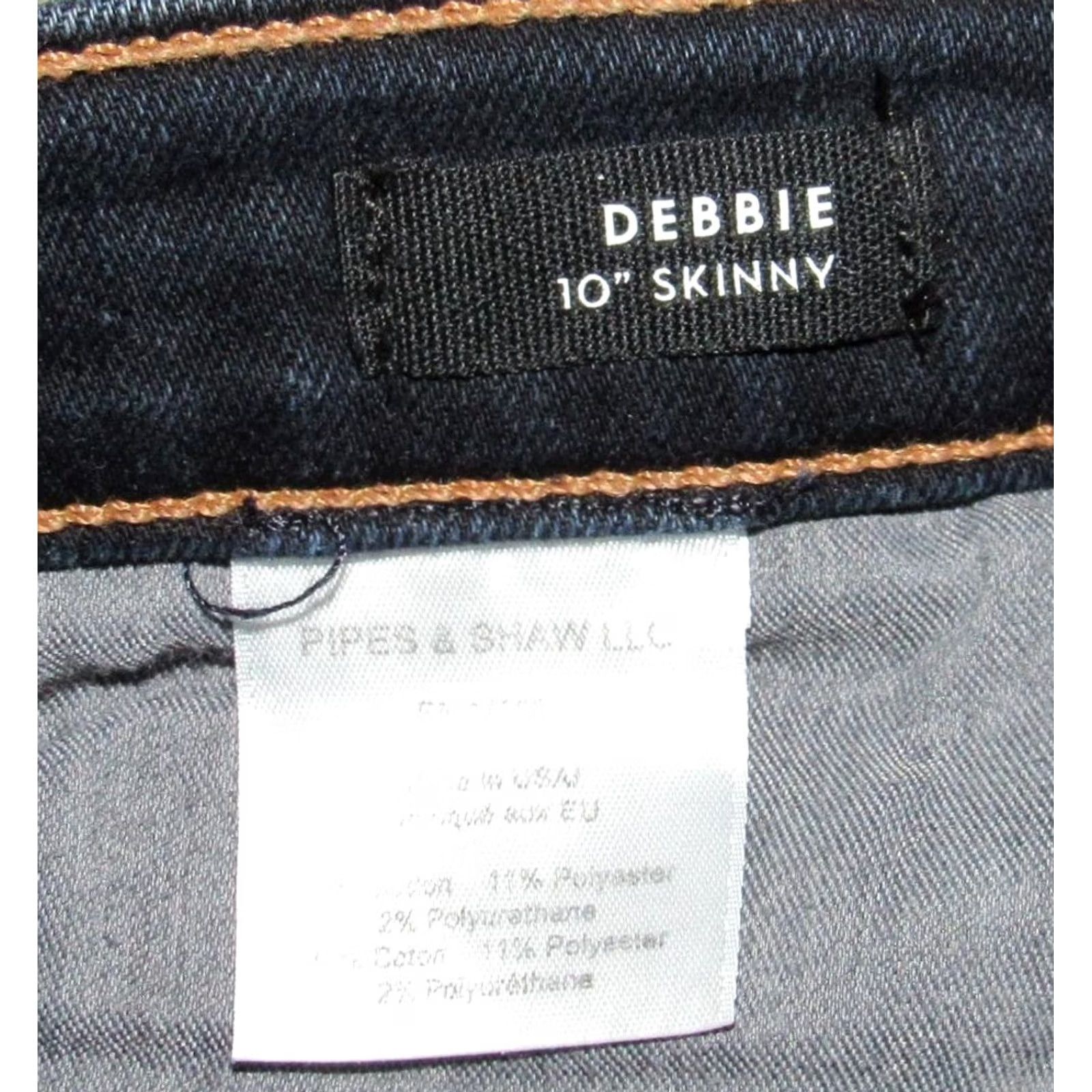 Veronica Beard VERONICA BEARD Debbie 10" Skinny Jeans 26 Women's Jeans Blue 26 Skinny Size 26" / US 2 / IT 38 - 4 Thumbnail