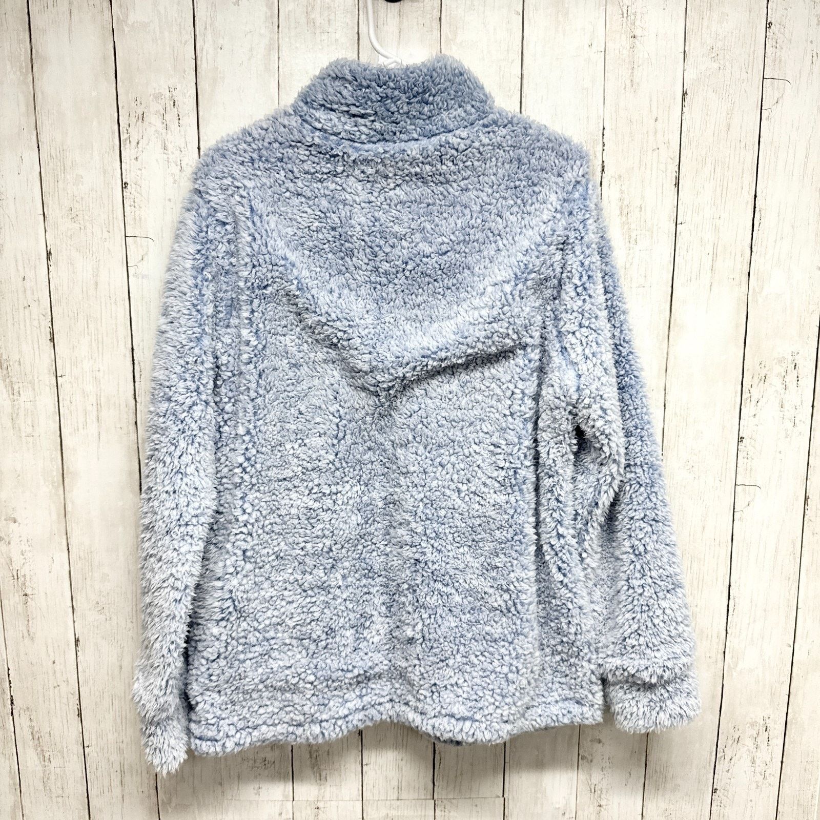 Weatherproof Weatherproof Sweater Size Large Blue Sherpa Fleece Pullover Size L / US 10 / IT 46 - 7 Thumbnail