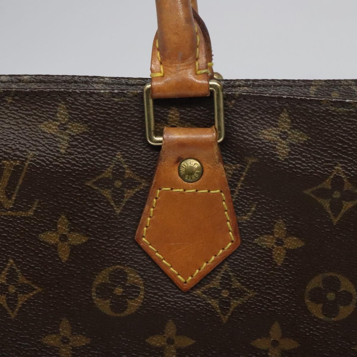Louis Vuitton LOUIS VUITTON Monogram Sac Plat Hand Bag M51140 Size ONE SIZE - 10 Thumbnail