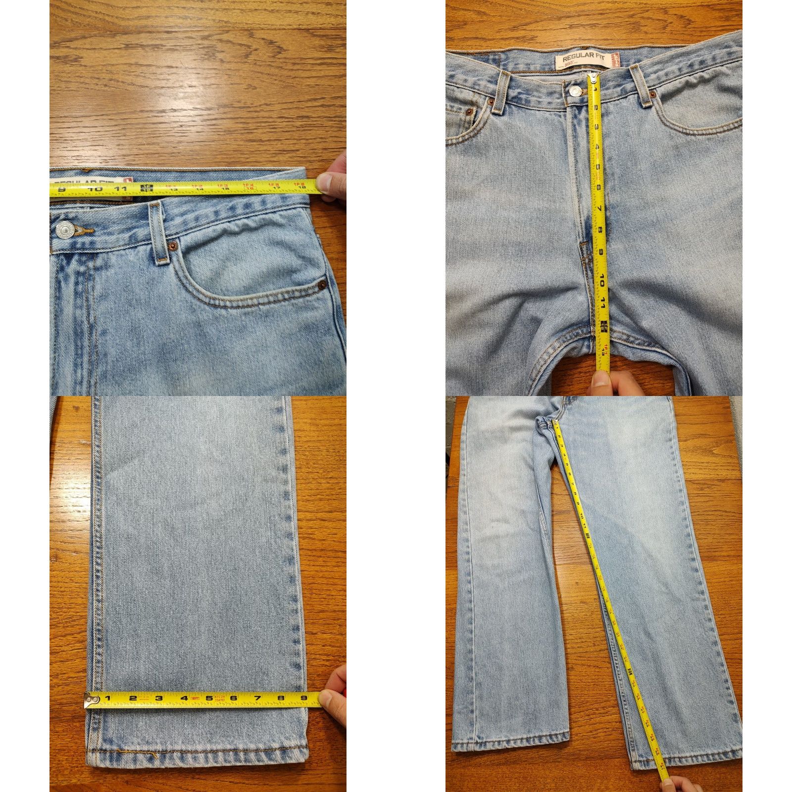 Levi's VINTAGE Levi's 505 Jeans Mens 36x31 Regular Straight Blue Denim Jeans USA Rock 80s 90s Logo Pockets Capable Size US 36 / EU 52 - 8 Thumbnail