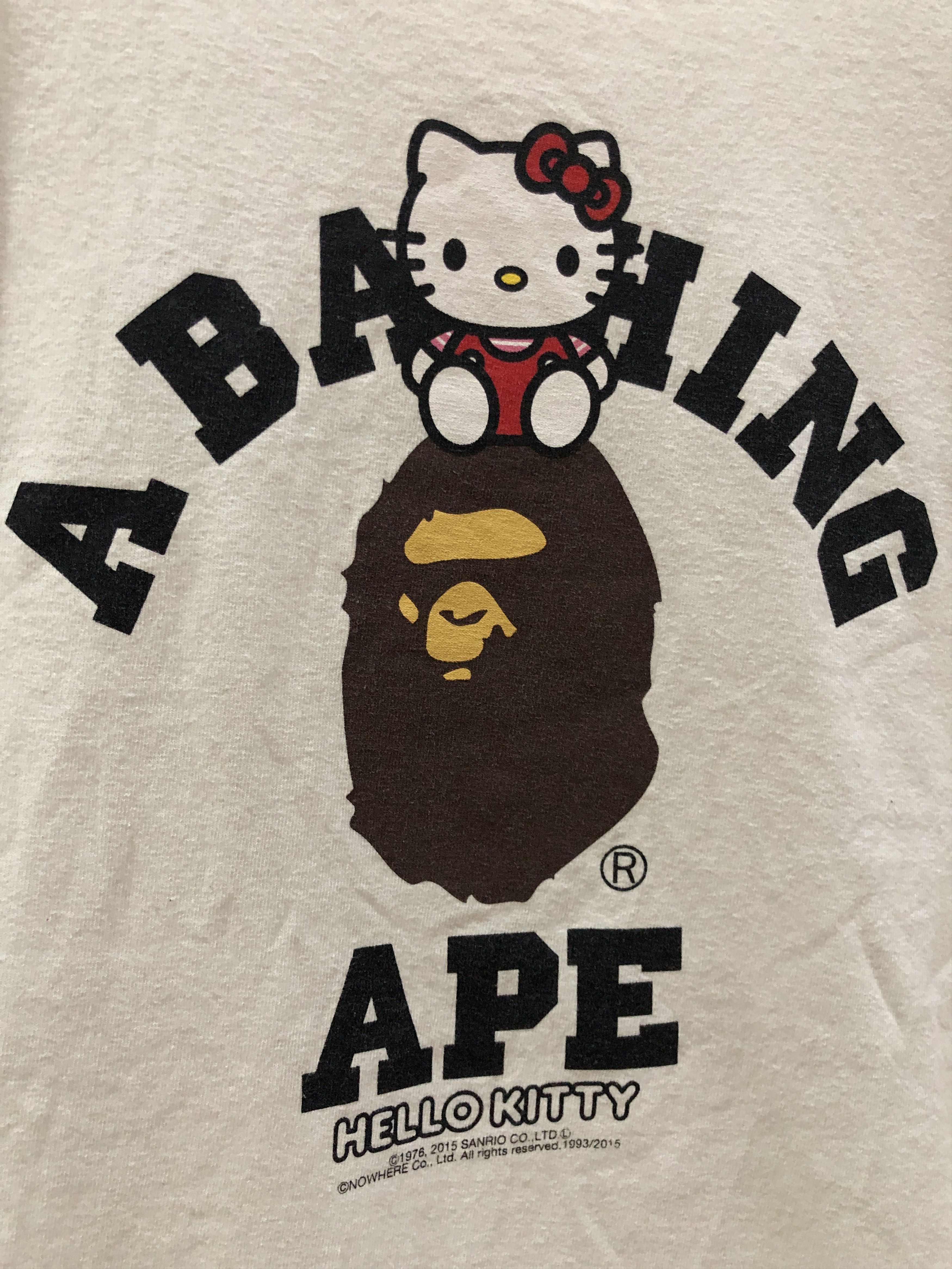 Bape 2015 A Bathing Ape x Hello Kitty Sanrio Tshirts Size US XXL / EU 58 / 5 - 3 Thumbnail