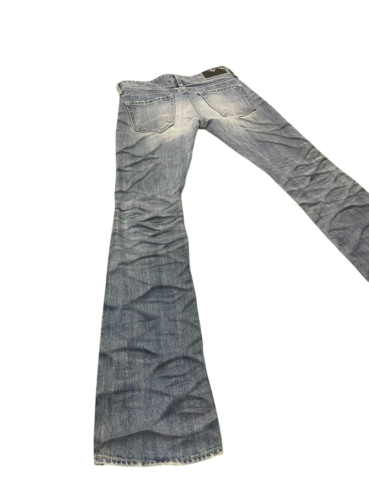 Japanese Brand Flare Jeans Murder License Honeycomb Loe Rise Boot Cut 1🟦6 Size US 28 / EU 44 - 12 Thumbnail
