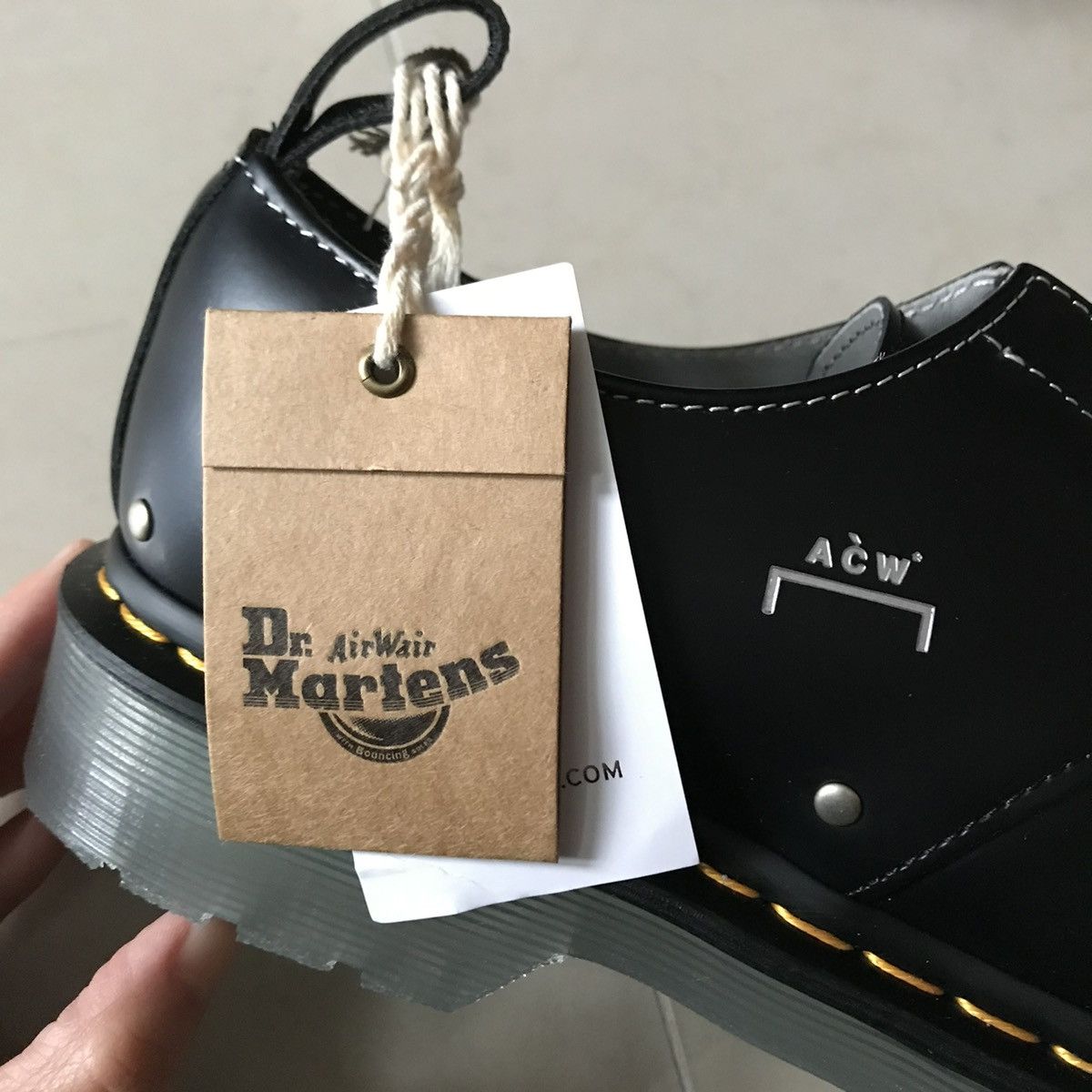 A-COLD-WALL* × Dr. Martens A-Cold-Wall* x Dr Martin Leather shoes Size US 8 / EU 41 - 3 Thumbnail