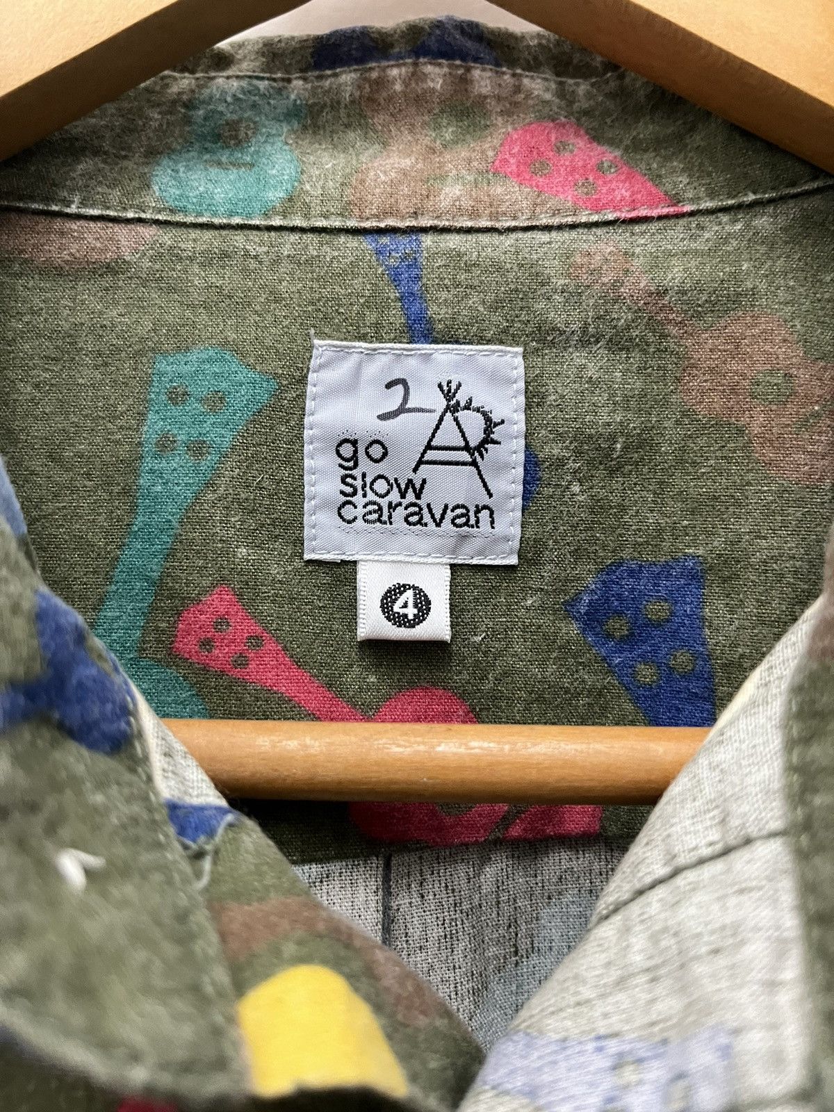 go slow caravan Go Slow Caravan Full Print Shirt Button Ups Size US L / EU 52-54 / 3 - 8 Thumbnail