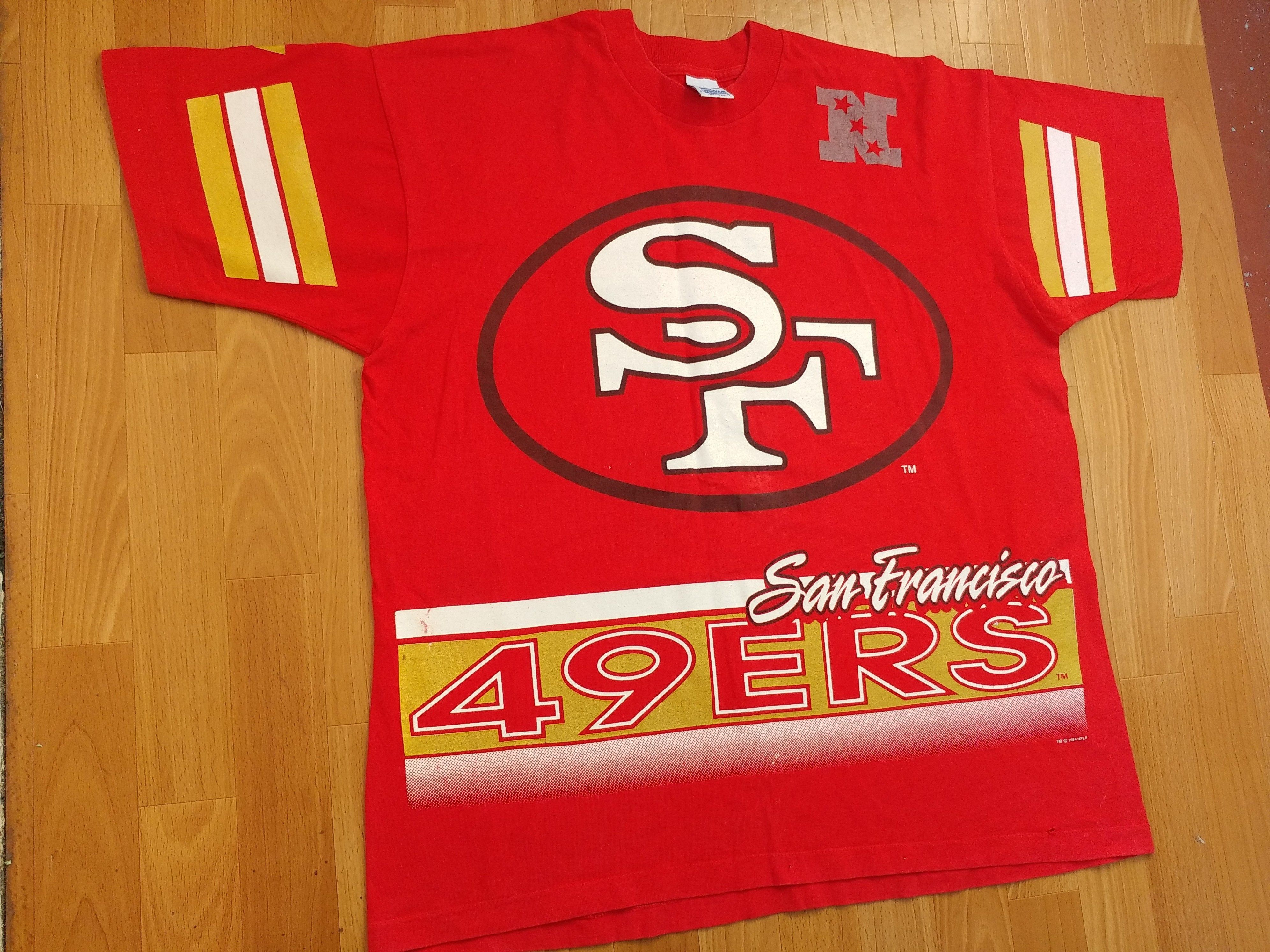 NFL × Vintage NFL San Francisco 49ers t-shirt, 1994 jersey, vintage XL Size US XL / EU 56 / 4 - 3 Thumbnail