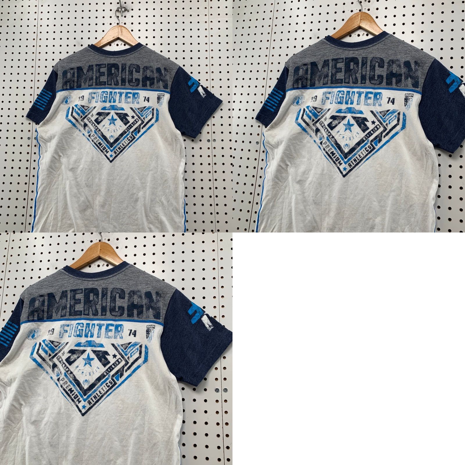 Vintage American Fighter Training T Shirt Mens M White Size US M / EU 48-50 / 2 - 9 Thumbnail