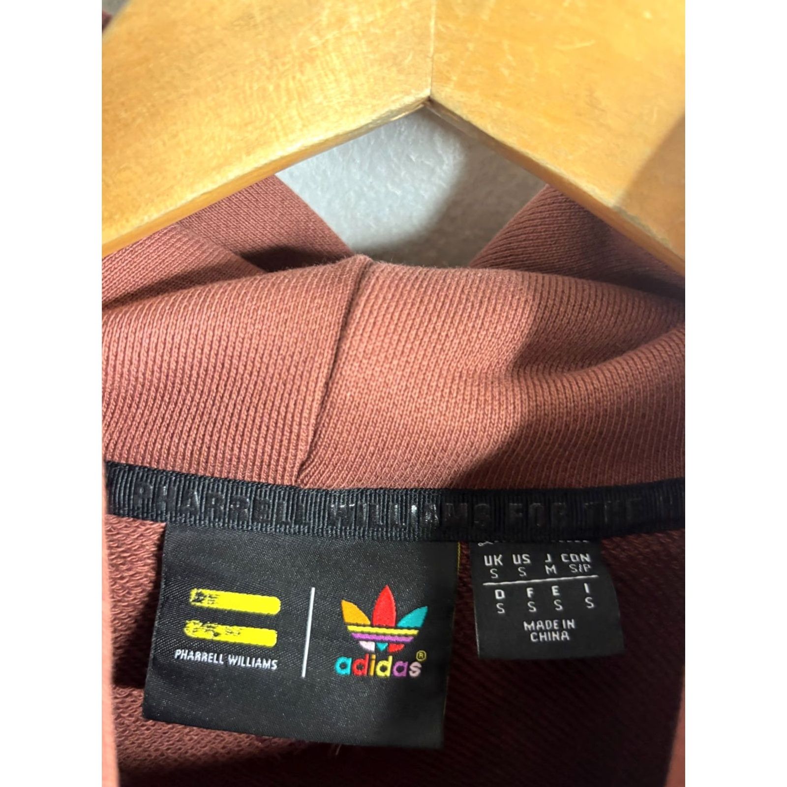 Adidas adidas Human Race Pharrell Basics Faded Hoodie Brown Mens Small Hoodie Mens Small Brown Adidas Originals Pullover Hooded Sports Size US S / EU 44-46 / 1 - 4 Thumbnail