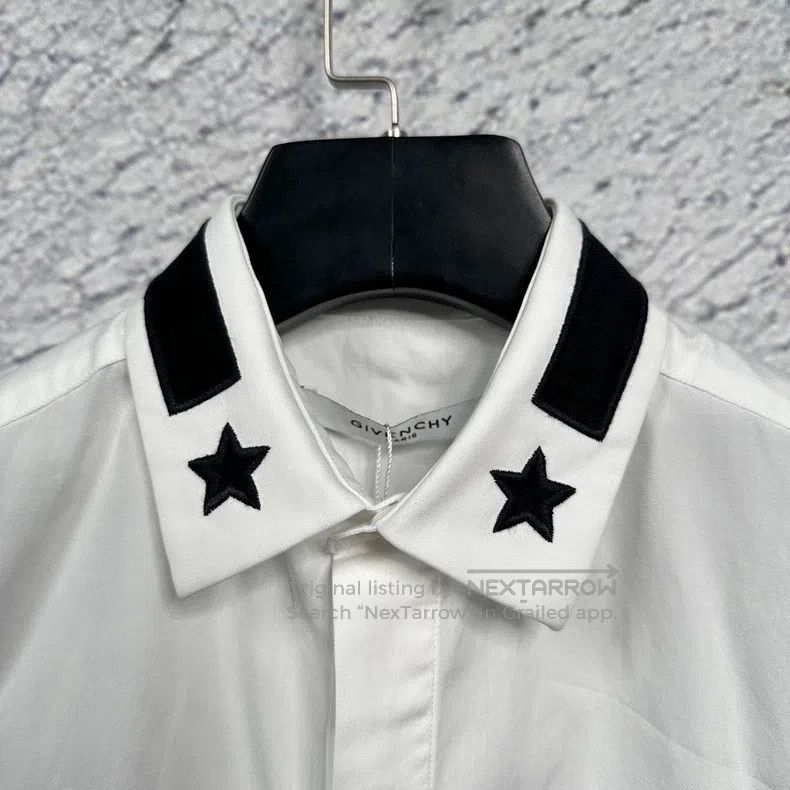 Givenchy Givenchy Star embroidery long-sleeve white shirt Size XS / US 0-2 / IT 36-38 - 3 Thumbnail