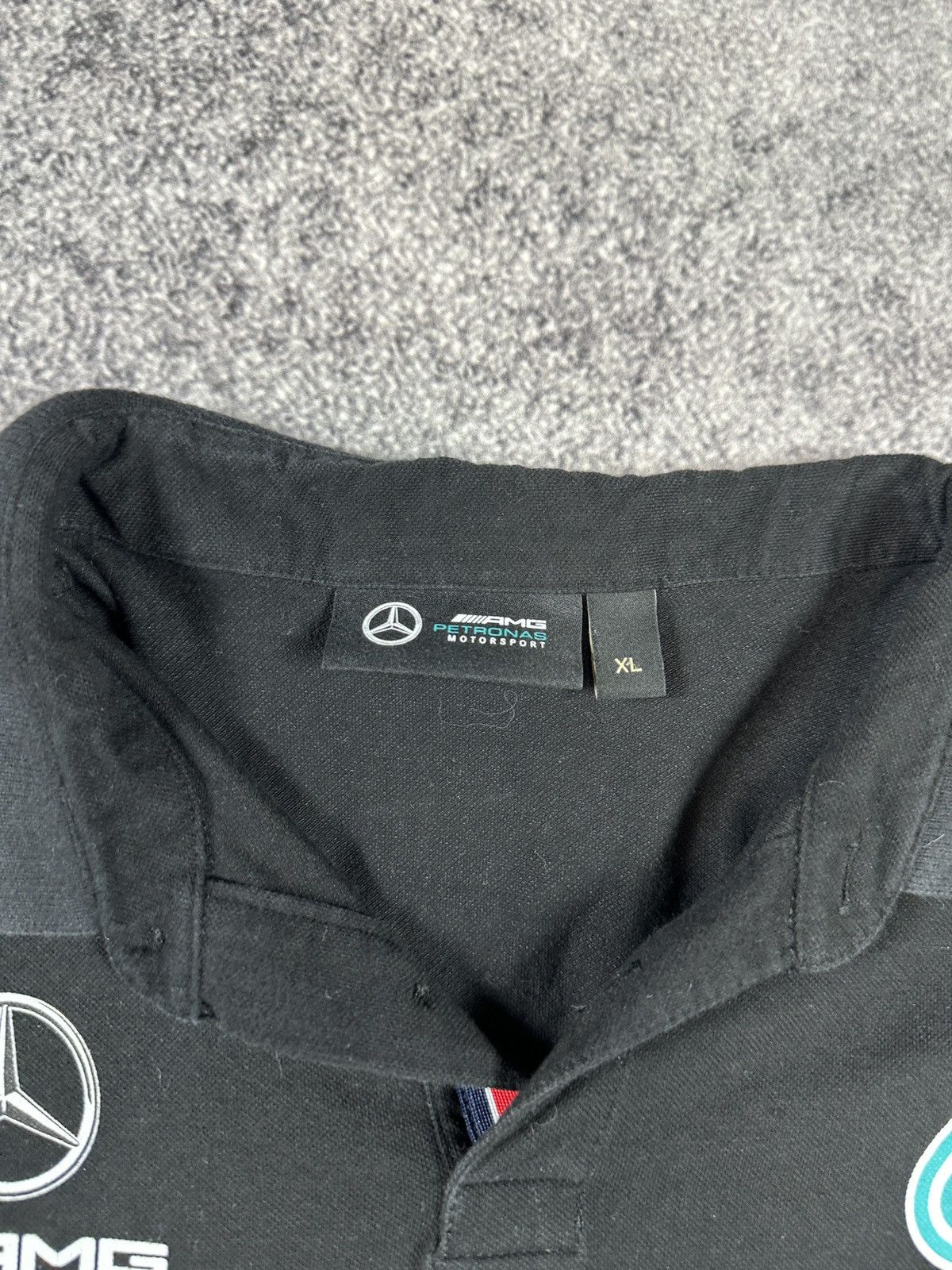 Mercedes-Benz F-1 Mercedes Benz AMG Polo Petronas Racing Logo Rare XL USA Size US XL / EU 56 / 4 - 4 Thumbnail