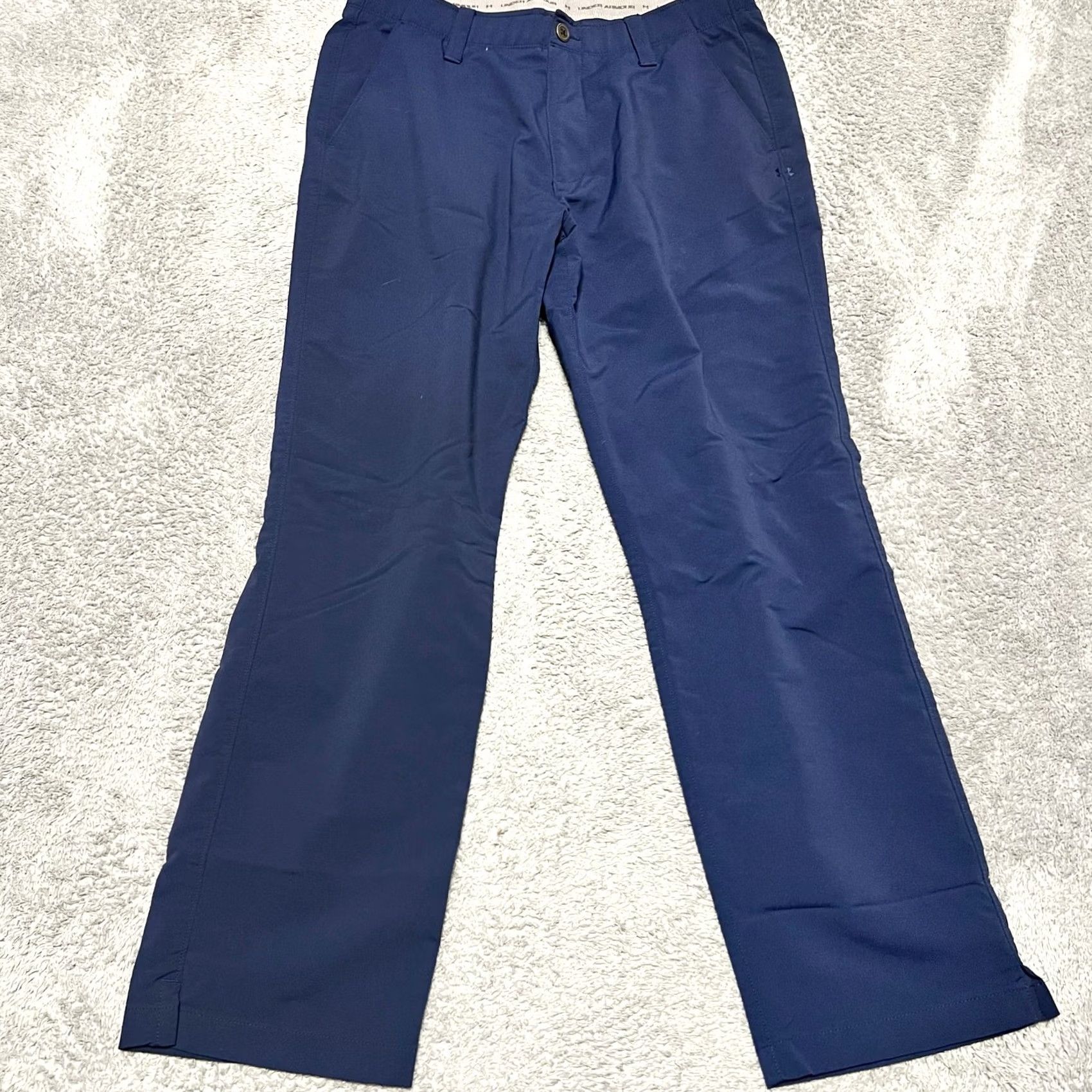 Under Armour Under Armour Pants Mens 34 x30 Match Play Golf Blue Loose 1248089 Men's Chino Golf Pants 34 Regular Blue Mens Size US 34 / EU 50 - 2 Thumbnail