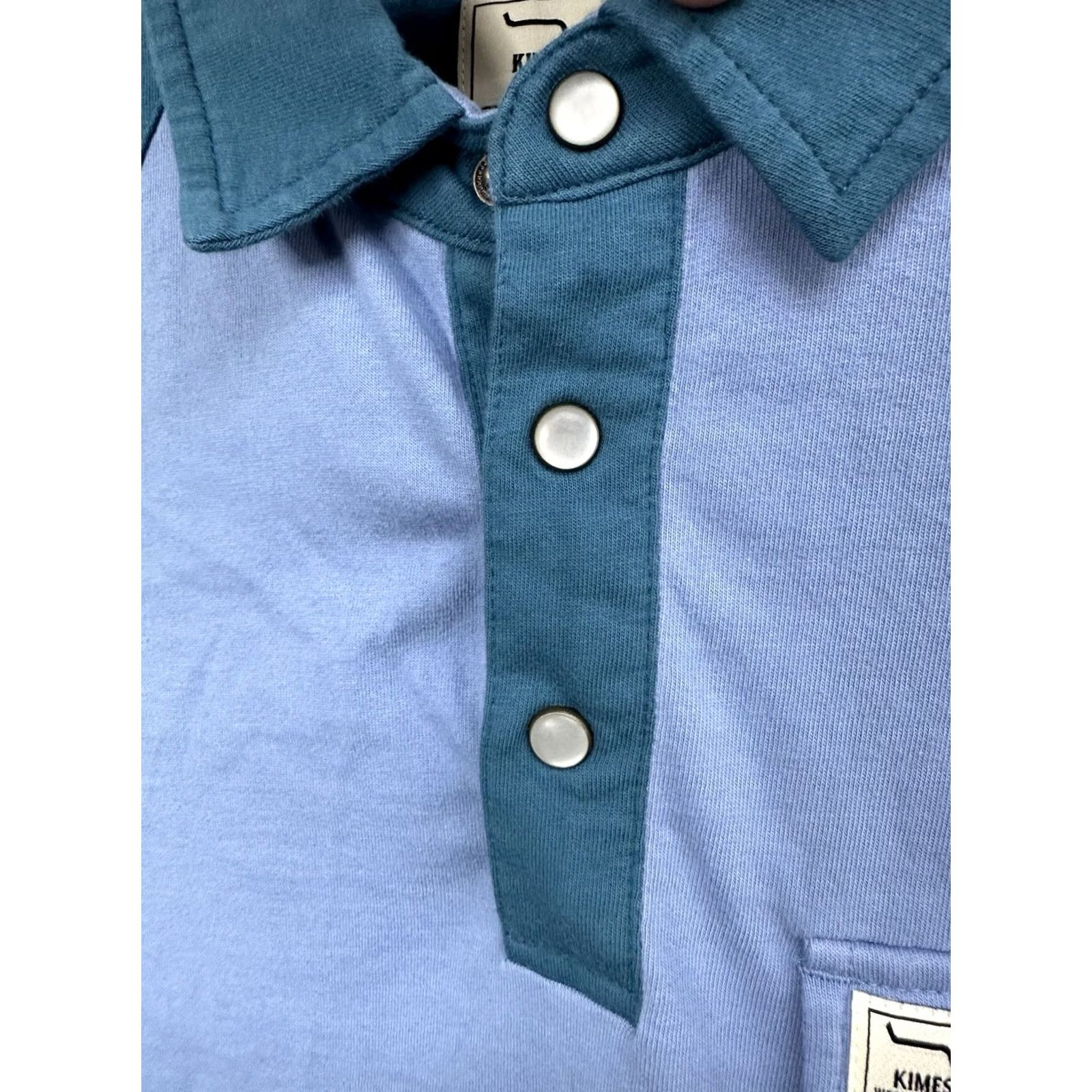 Vintage Kimes Ranch Gallup Polo Pearl Snap Western Style Light Blue / Men’s XL Shirt Size US XL / EU 56 / 4 - 4 Thumbnail