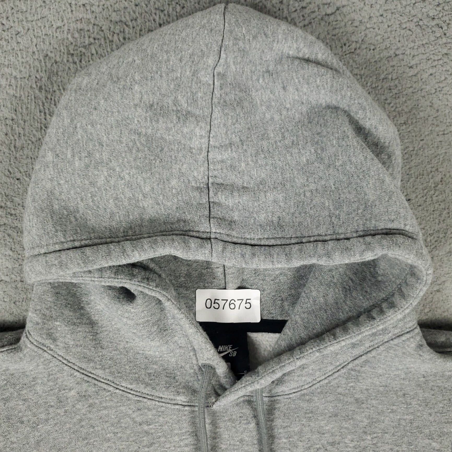 Nike Nike Hoodie Womens Large Gray Pullover Sweatshirt Fleece Cotton Blend Logo Size L / US 10 / IT 46 - 2 Thumbnail