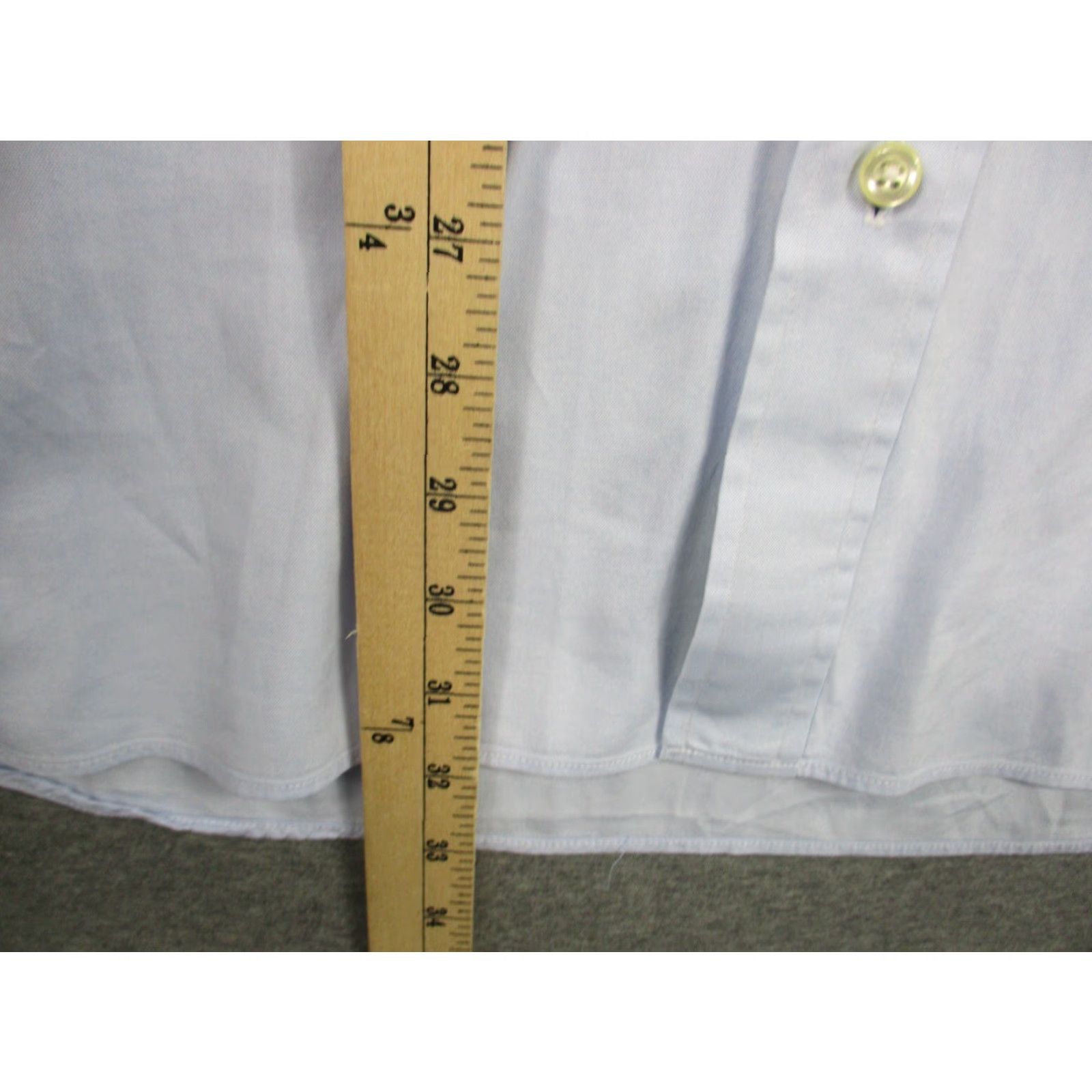 Vintage SHAIA'S Dress Shirt Men’s 16-32 Blue Classic Fit Made in USA Shirt Vintage Men’s Regular Small? Size 46R - 5 Thumbnail