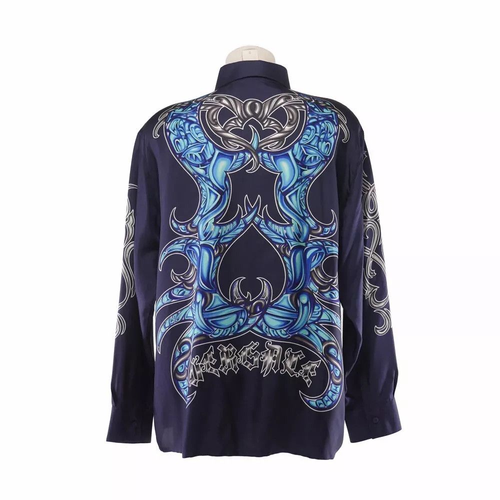 The Unbranded Brand × Vintage Yohji Yamamoto Blue Images Dress Shirt from Elton John coll Size US L / EU 52-54 / 3 - 4 Thumbnail