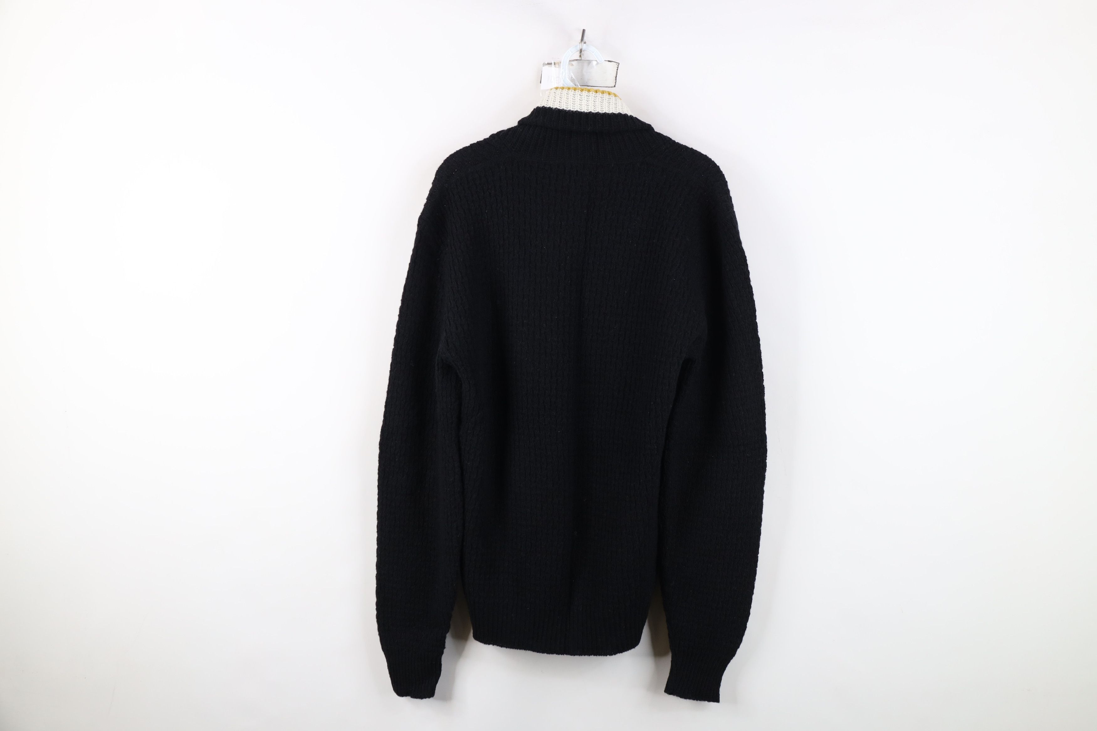 Vintage Vintage 50s Penneys Lambswool Blend Knit Shawl Sweater USA Size US L / EU 52-54 / 3 - 7 Thumbnail