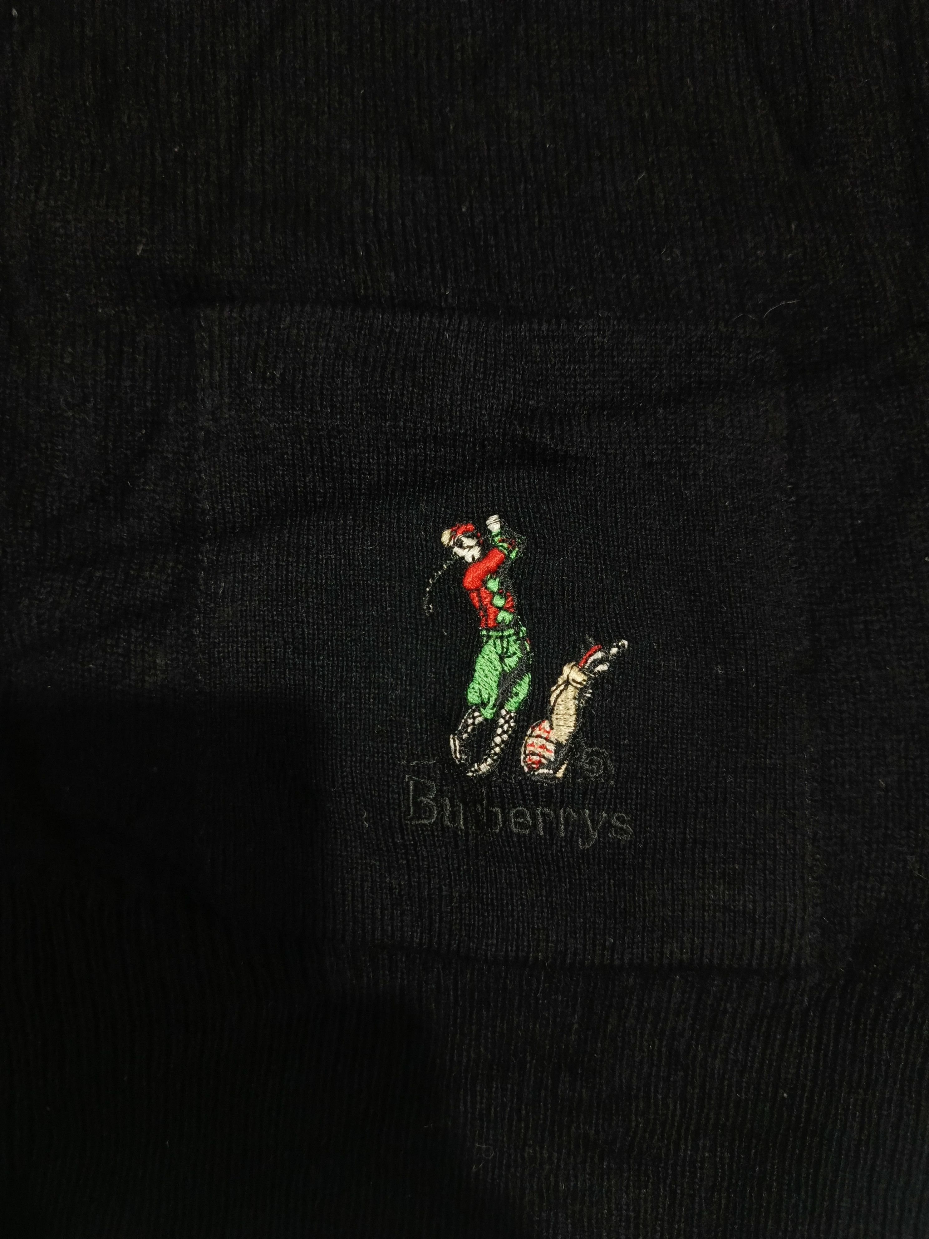 Burberry Vintage Burberrys golf wool cardigan Size US L / EU 52-54 / 3 - 3 Thumbnail