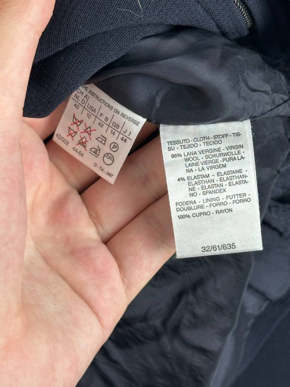 Max Mara Max Mara Luxury Wool Navy Blazer Jacket Size L / US 10 / IT 46 - 9 Thumbnail