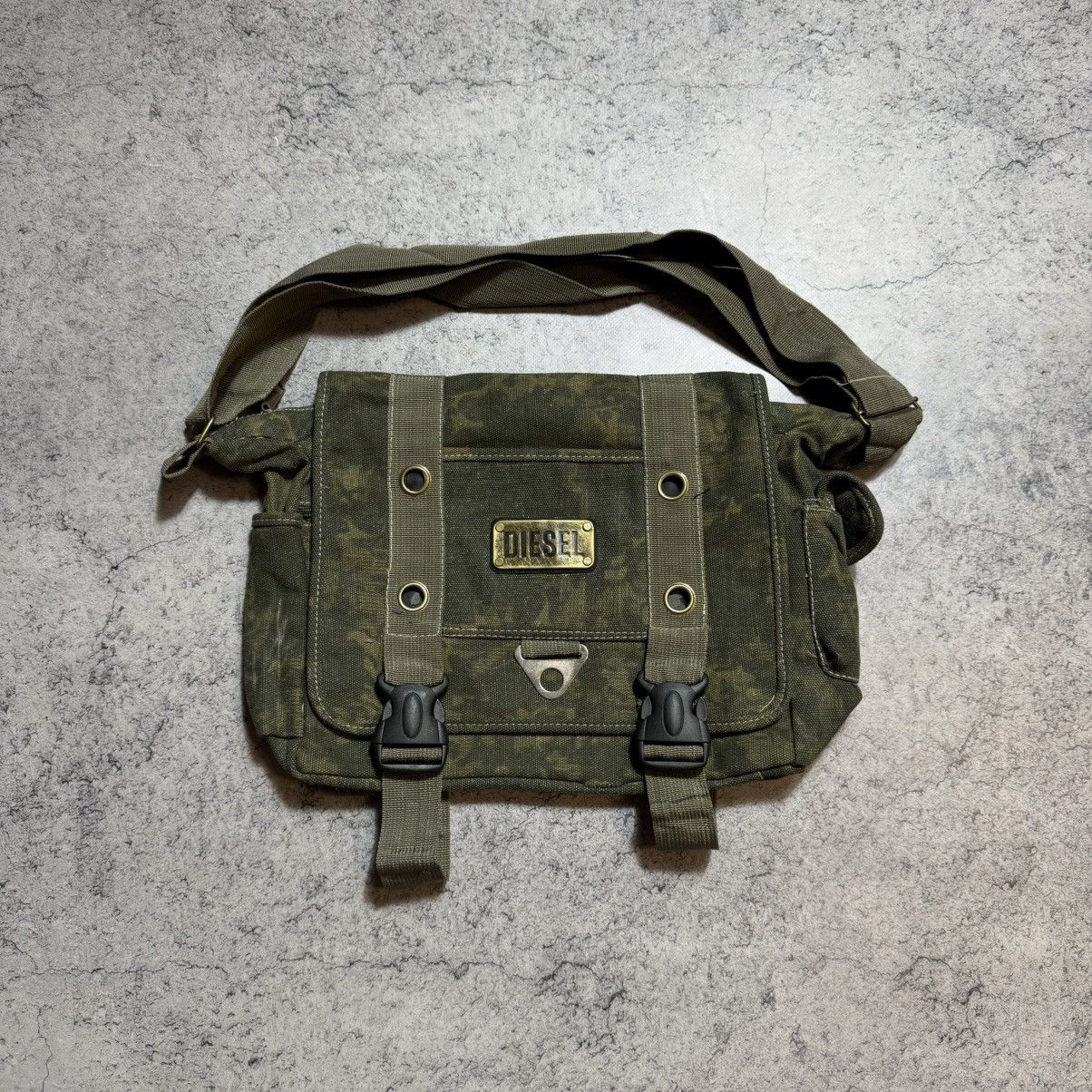 Diesel × Streetwear × Vintage Vintage Diesel Style Y2K Bag