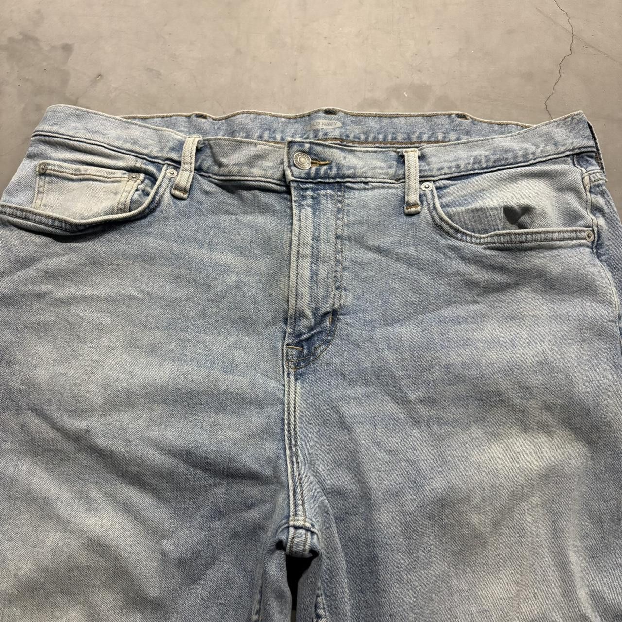 Old Navy Crazy Vintage Y2K/2000s Baggy Old Navy Loose Light Wash Denim Jeans! Size US 38 / EU 54 - 4 Thumbnail