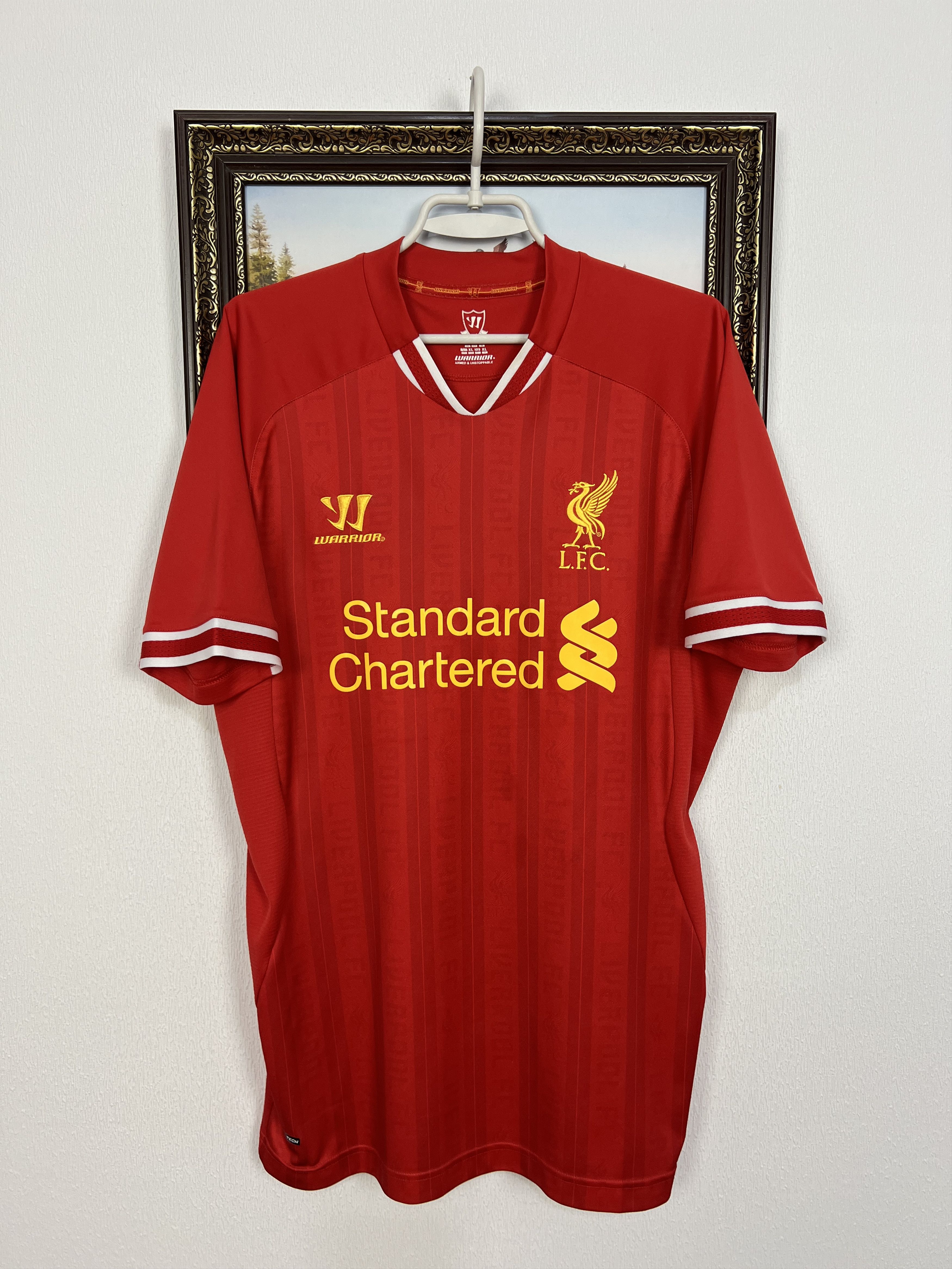 Warrior Liverpool Home football shirt 2013 Soccer Jersey Trikot Size US L / EU 52-54 / 3 - 1 Thumbnail