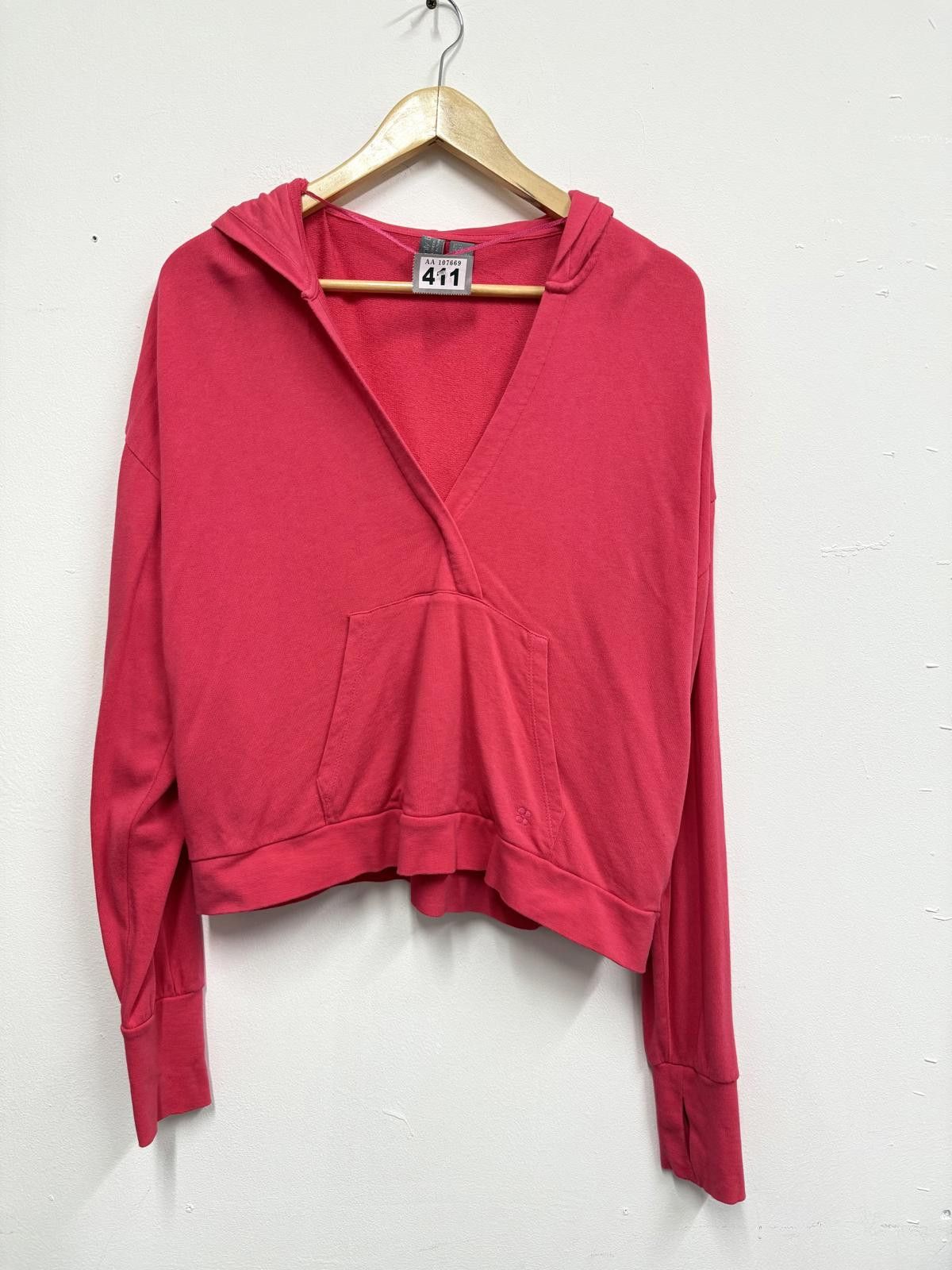 Other Sweaty Betty Pink Hooded Pullover Sweatshirt Size L / US 10 / IT 46 - 1 Thumbnail
