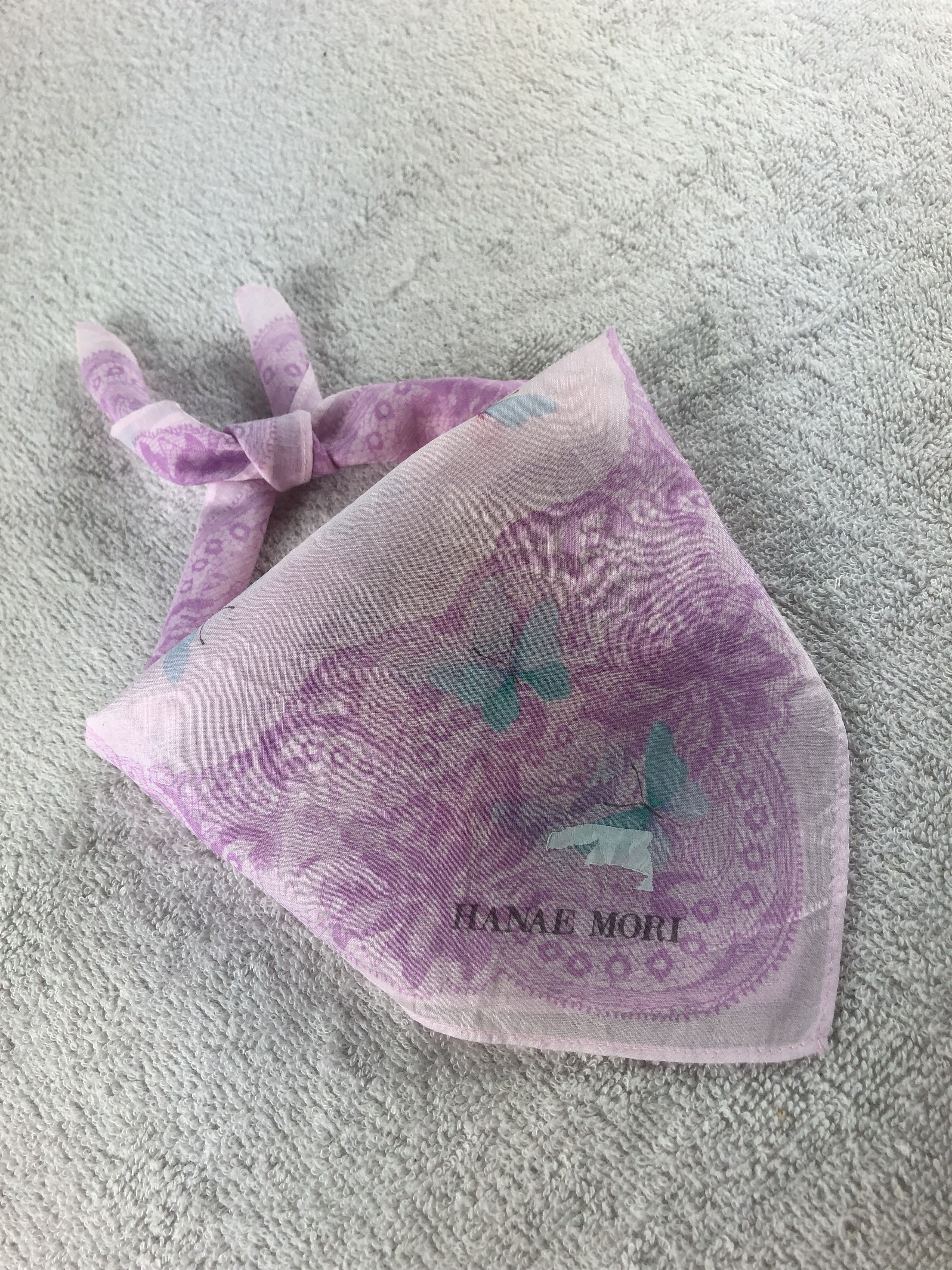 Hanae Mori × Japanese Brand × Vintage Hanae Mori Handkerchief / Bandana / Neckerchief Size ONE SIZE - 2 Thumbnail