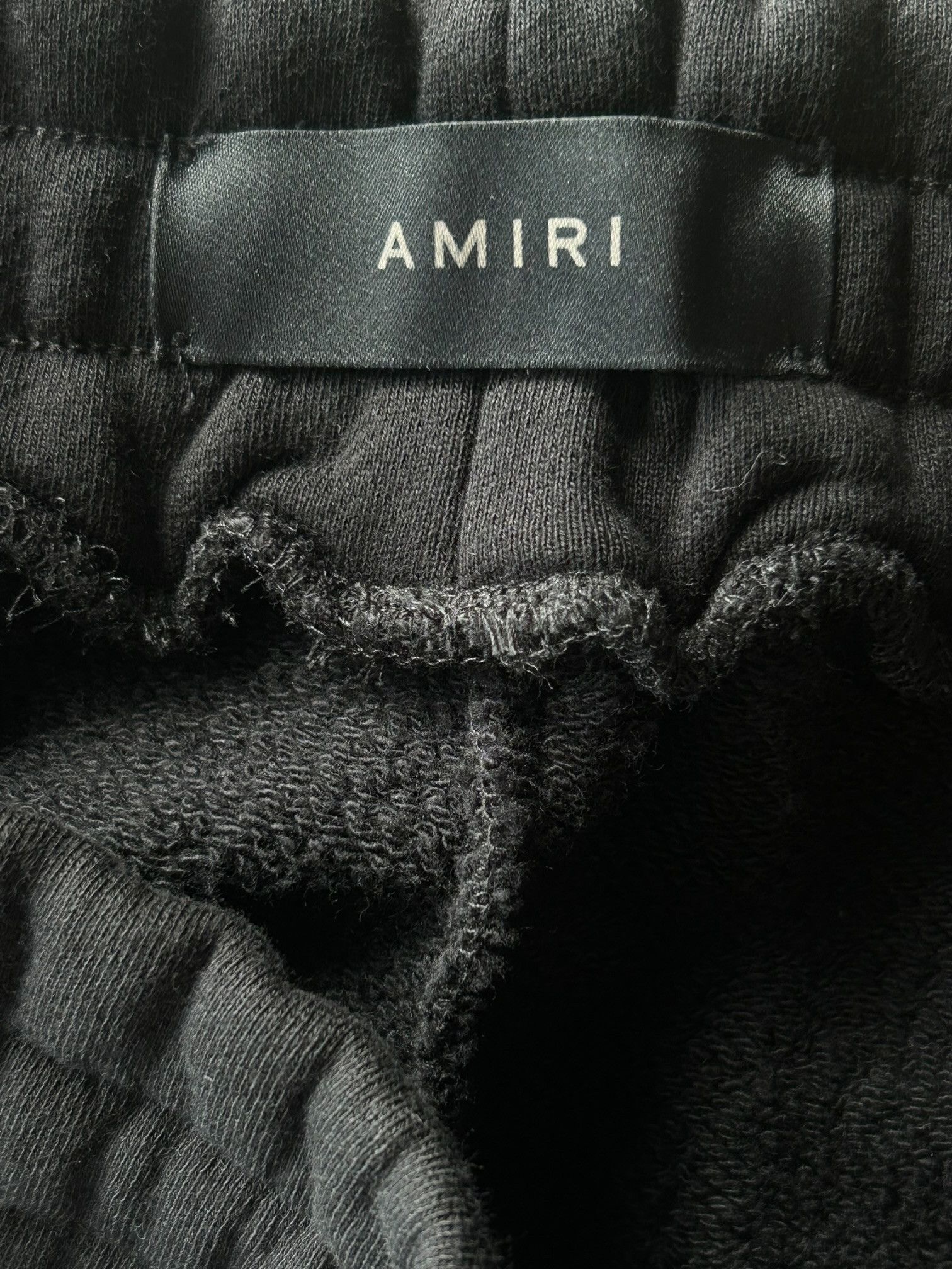 Amiri Amiri Black & White Embroidered Dragon Logo Sweatpants Size US 38 / EU 54 - 3 Thumbnail