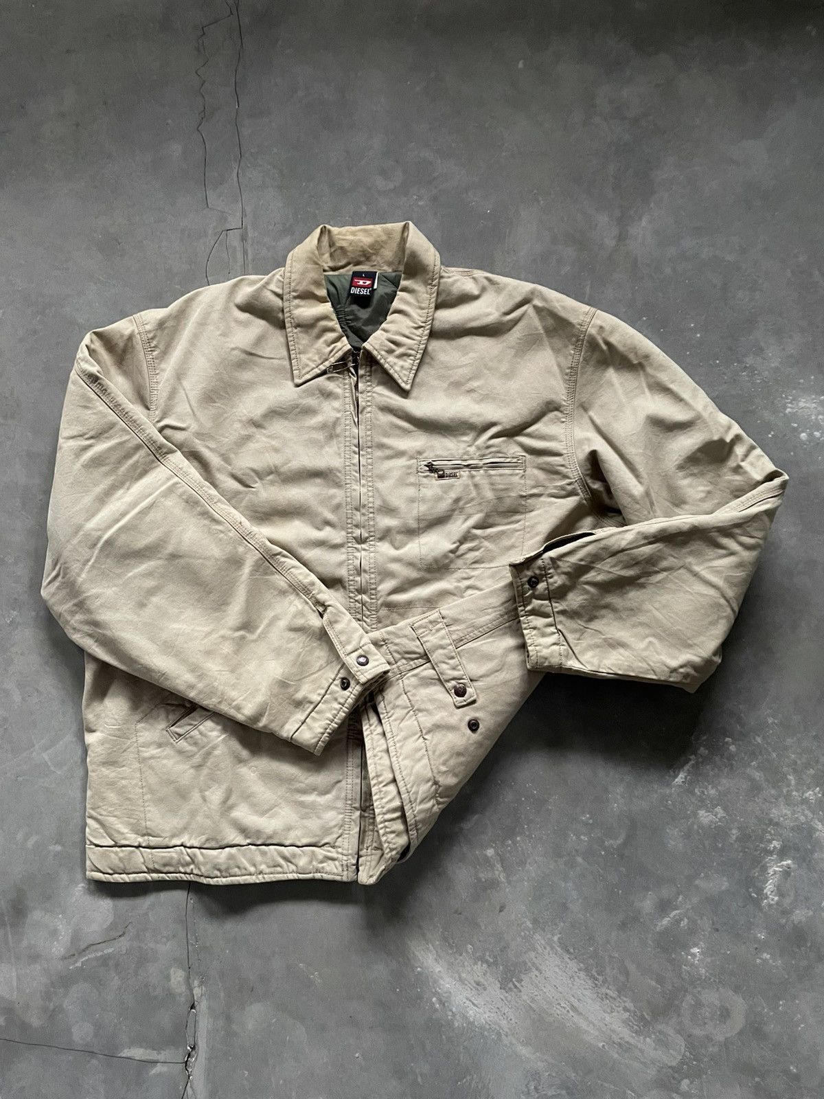Diesel 1990’s Diesel - Lampo Zips Made in Italy Detroit Jacket Size US XL / EU 56 / 4 - 14 Thumbnail