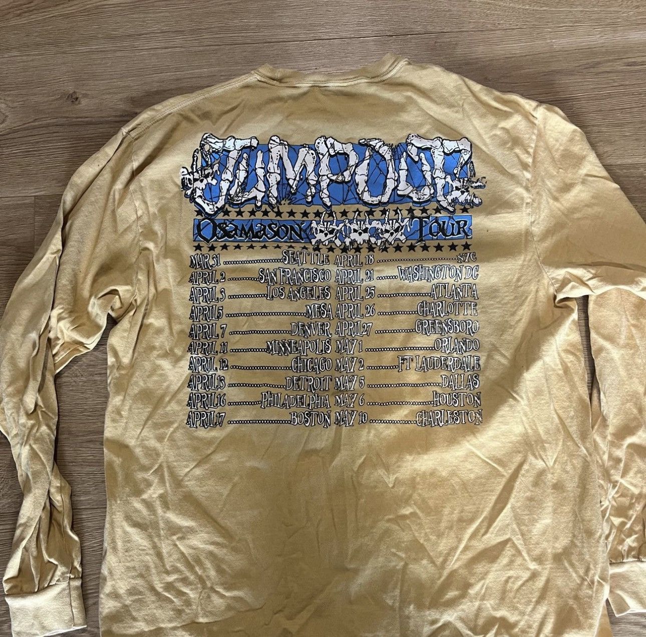 Japanese Brand OsamaSon Jumpout Tour Long Sleeve | Grailed