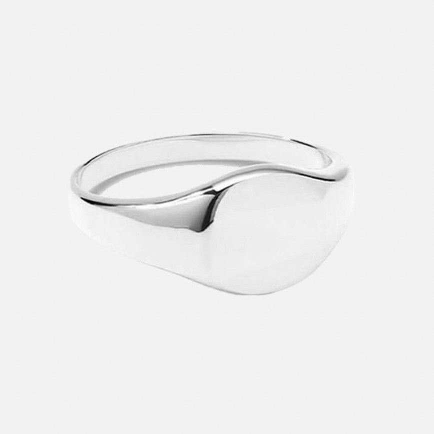 Other The m jewelers silver signet ring for her Size ONE SIZE - 1 Thumbnail