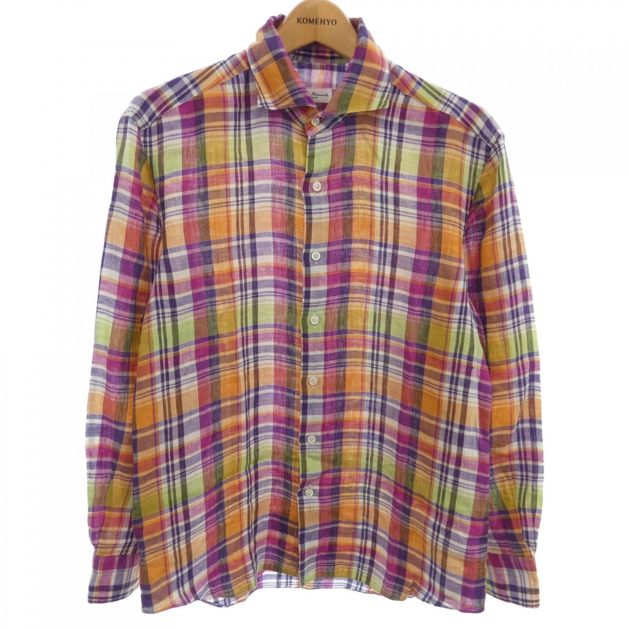 Other Other Errico Formicola Cotton Shirt Textile Dress Shirt 1111-343-1180 DUTY FREE for USA Size ONE SIZE - 1 Thumbnail