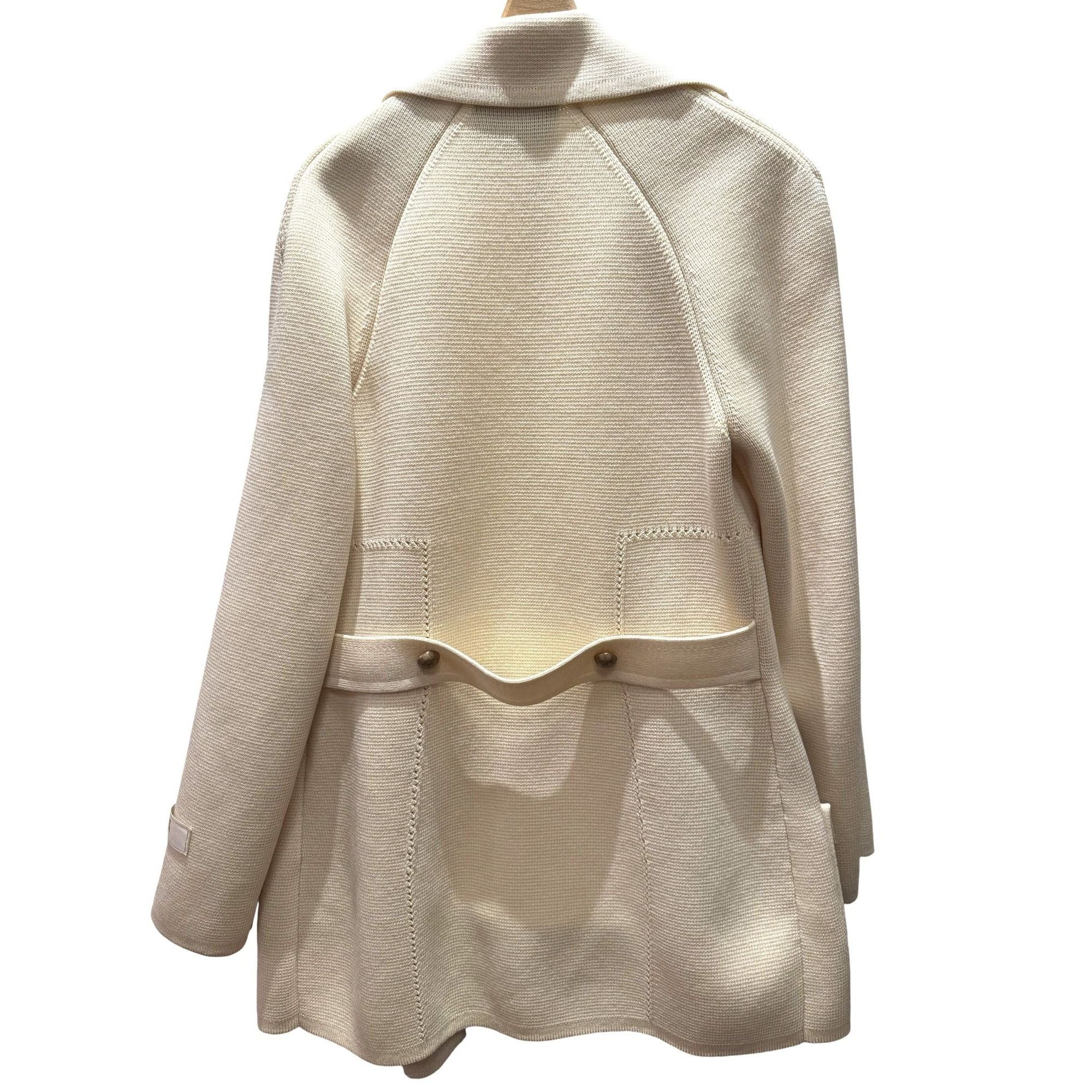 Gucci Gucci Womens Beige Wool Double-Breasted Jacket M Size M / US 6-8 / IT 42-44 - 2 Thumbnail