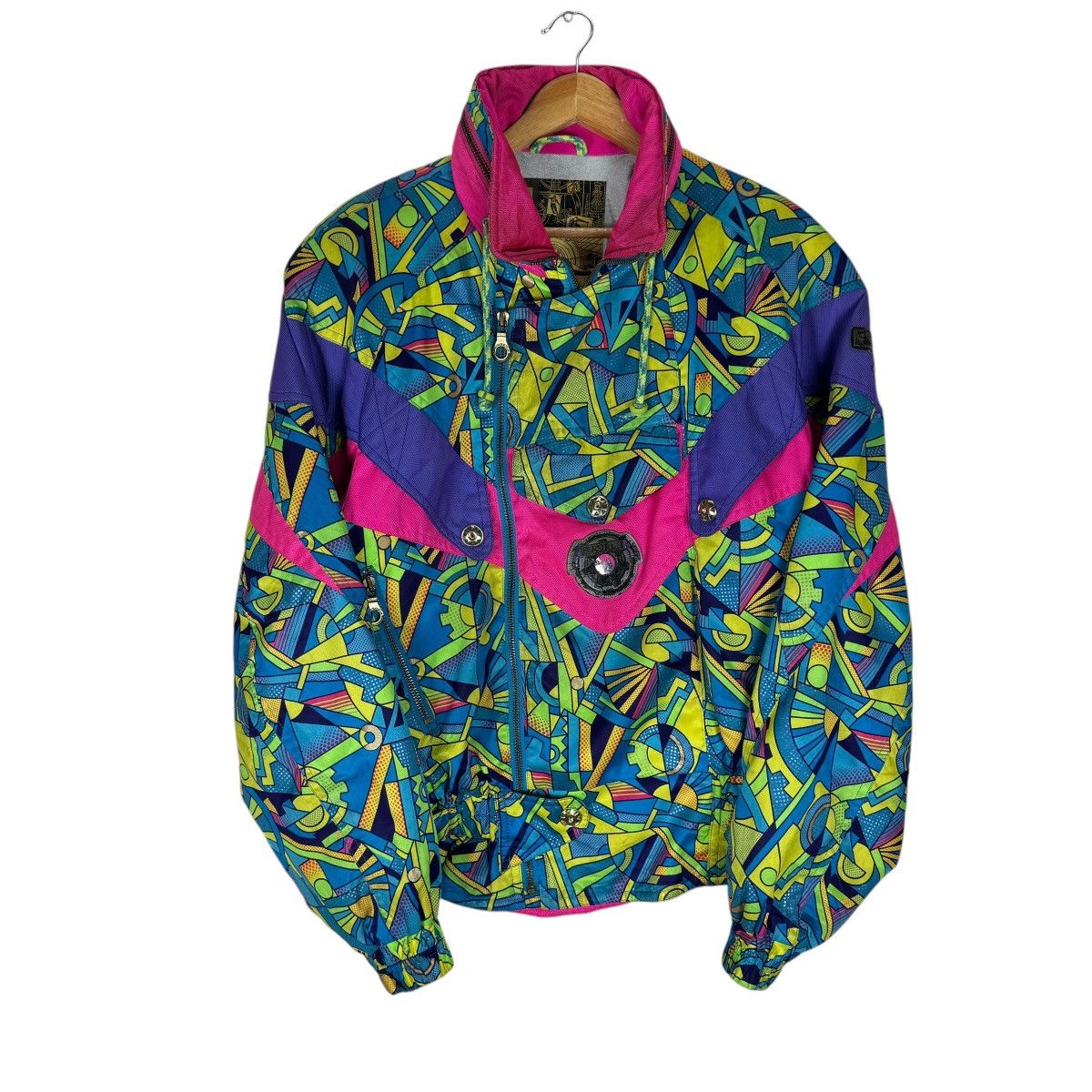 Japanese Brand × Pulse 🌟VINTAGE 90s PULSER LINE HOODIE ZIP SKI WEAR JACKET Size US L / EU 52-54 / 3 - 1 Thumbnail