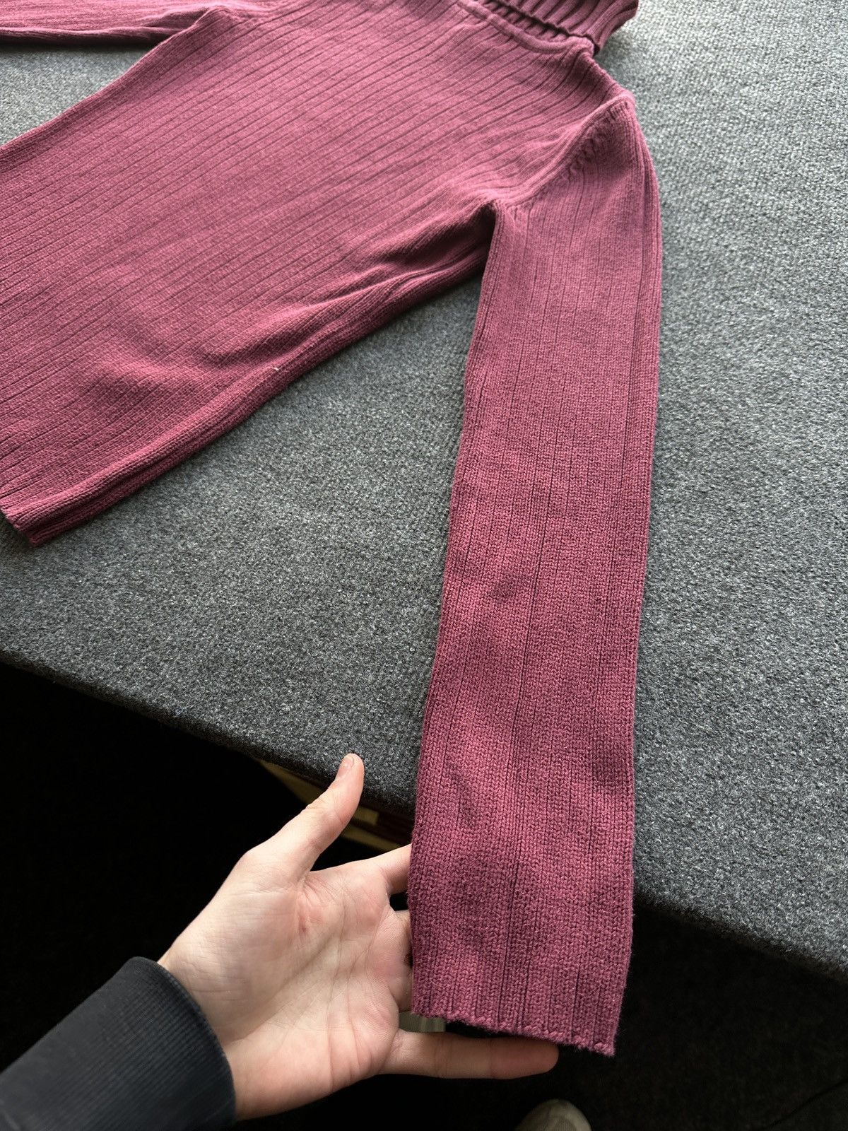 Ralph Lauren 🚨POLO JEANS CO RALPH LAUREN RARE BURGUNDY SWEATER Size S / US 4 / IT 40 - 11 Thumbnail