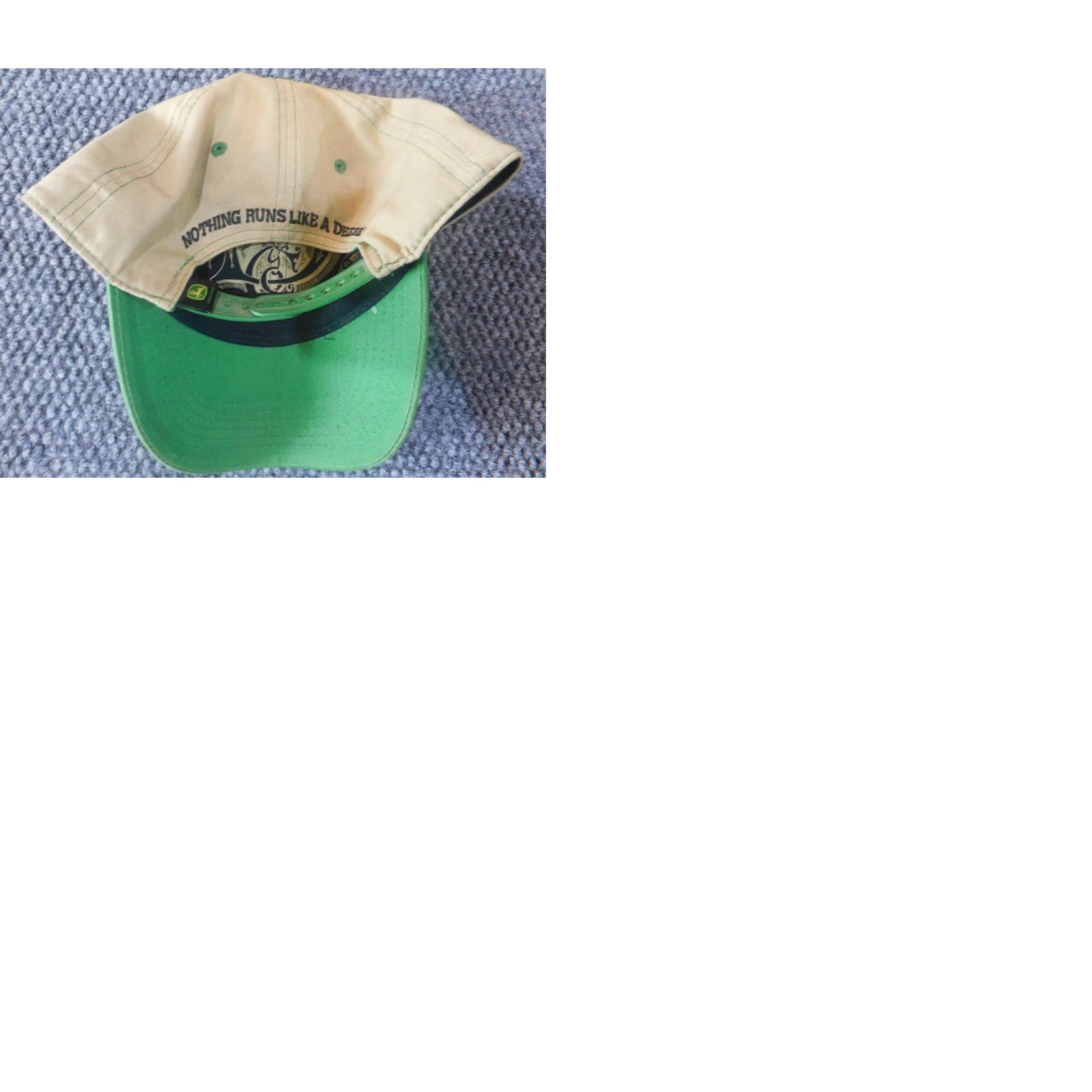 John Deere **John Deere Green Mens Classic Cotton Snapback Hat** User: John Deere Green Mens Classic Vintage Cotton Snapback Hat Size ONE SIZE - 9 Thumbnail