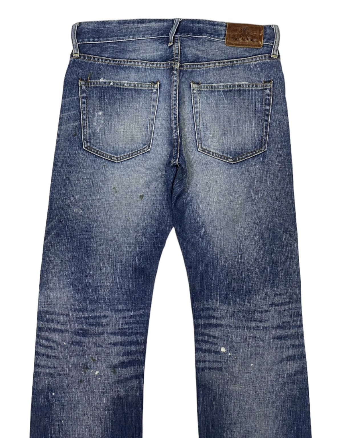 Japanese Brand 🔥BACK NUMBER PATCHWORK DISTRESSED DENIM KAPITAL STYLE JEANS Size US 32 / EU 48 - 6 Thumbnail