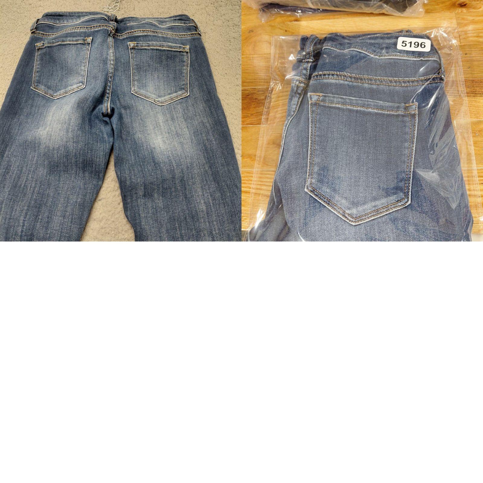 Vintage Maurice Jeans Woman’s Size M/R Indigo Blue Denim Stretch 27x31 Skinny Preppy EUC Size 32" / US 10 / IT 46 - 9 Thumbnail