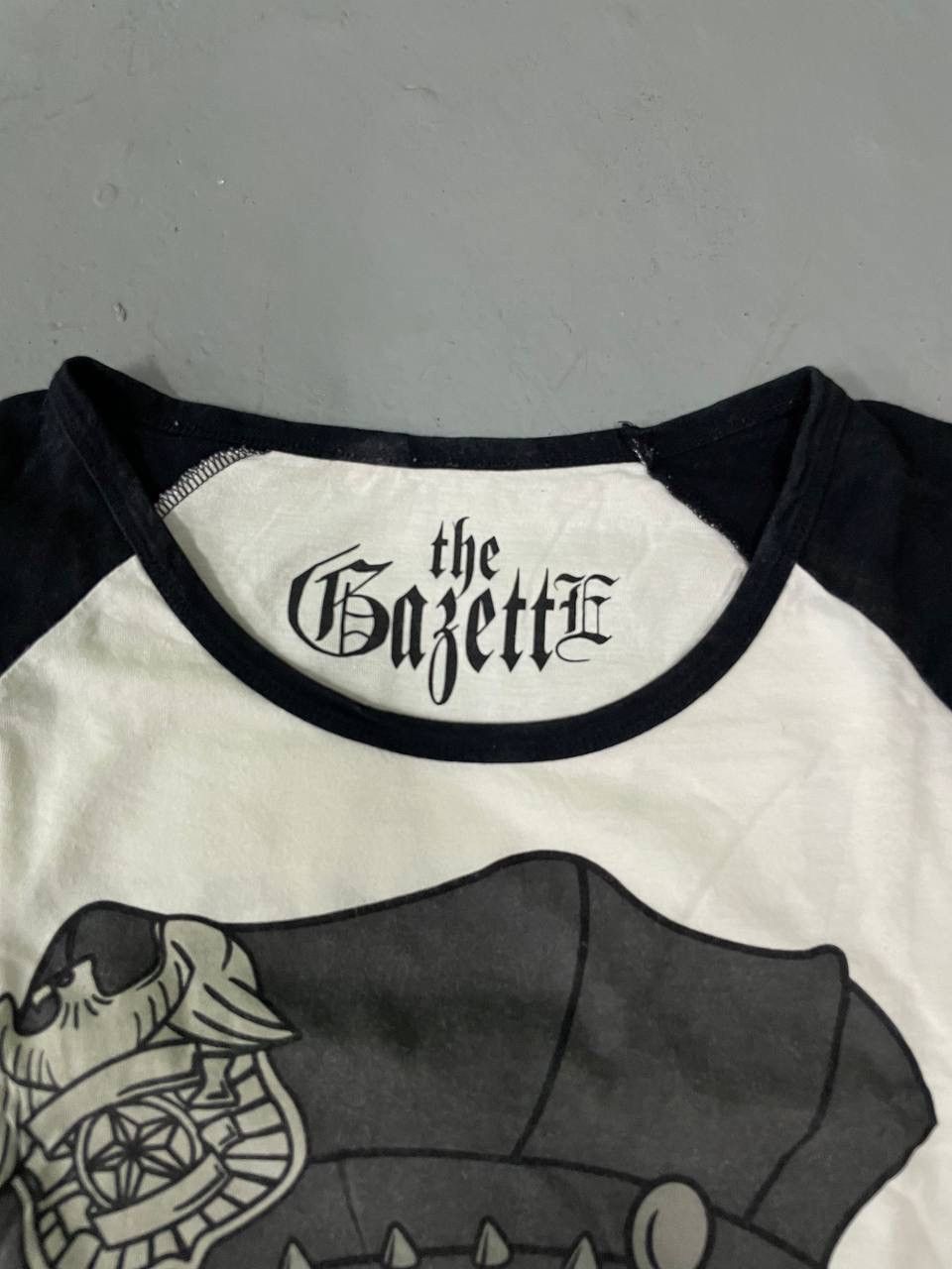 Vintage THE GAZETTE RAGLAN 👋🏻 Size US L / EU 52-54 / 3 - 3 Thumbnail