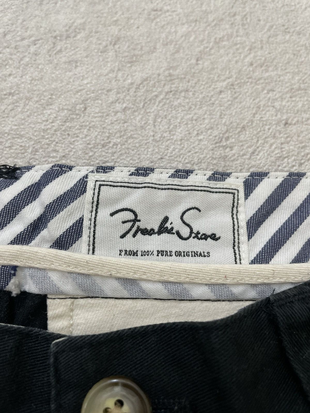 Japanese Brand 2000s Freak DIY Punk Patch Black Shorts Crust Anarcho Style Size US 29 - 6 Thumbnail