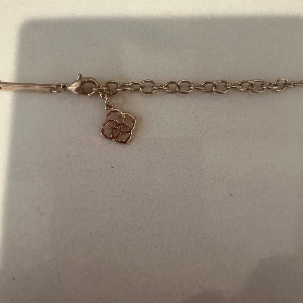 Kendra Scott Kendra Scott Elisa Rose Gold Oval Filigree Pendant Necklace Size ONE SIZE - 7 Thumbnail