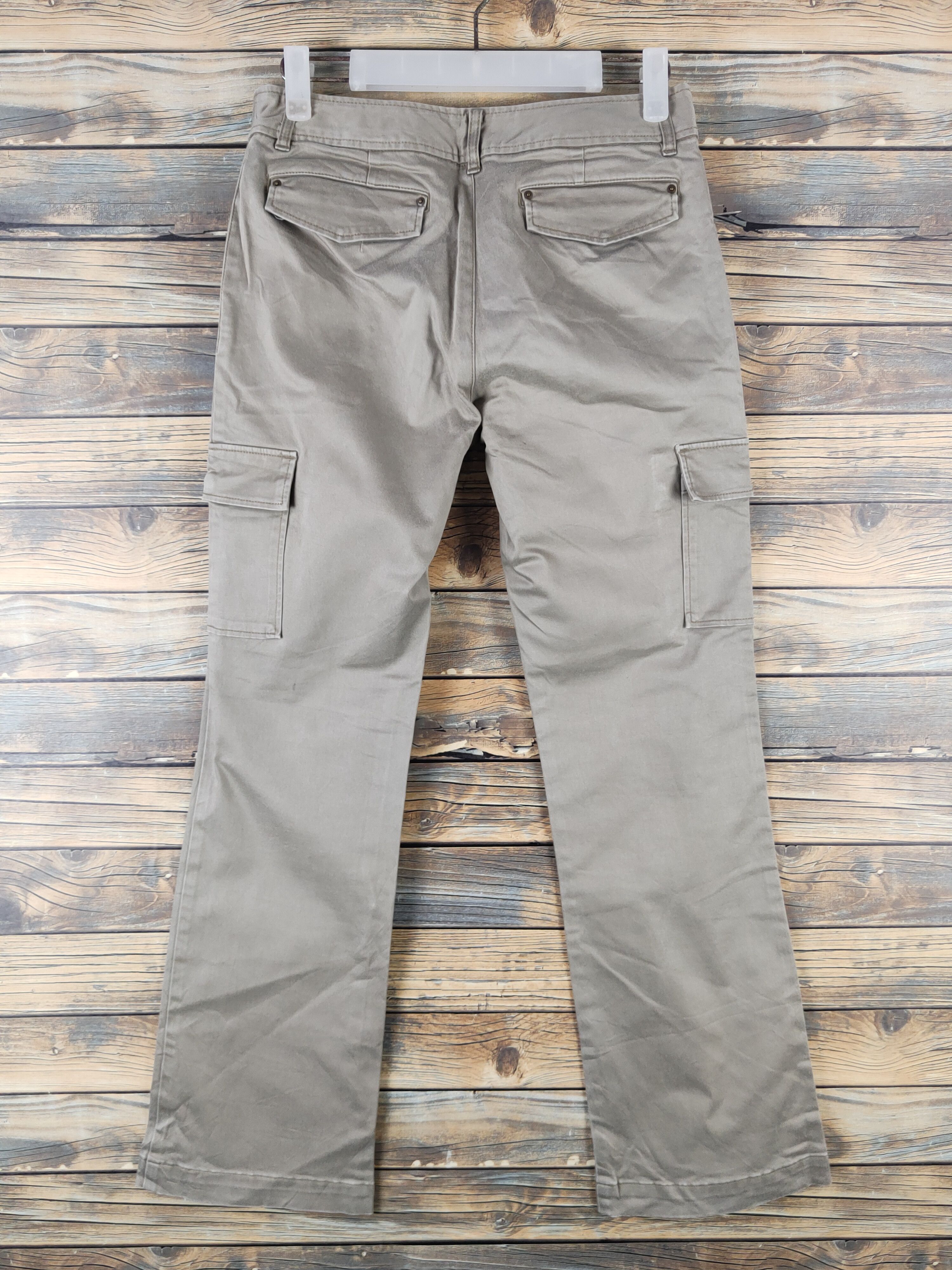Melrose DL Melrose Claire Beige Multipocket Cargo Pants #1138 Size 28" / US 6 / IT 42 - 7 Thumbnail